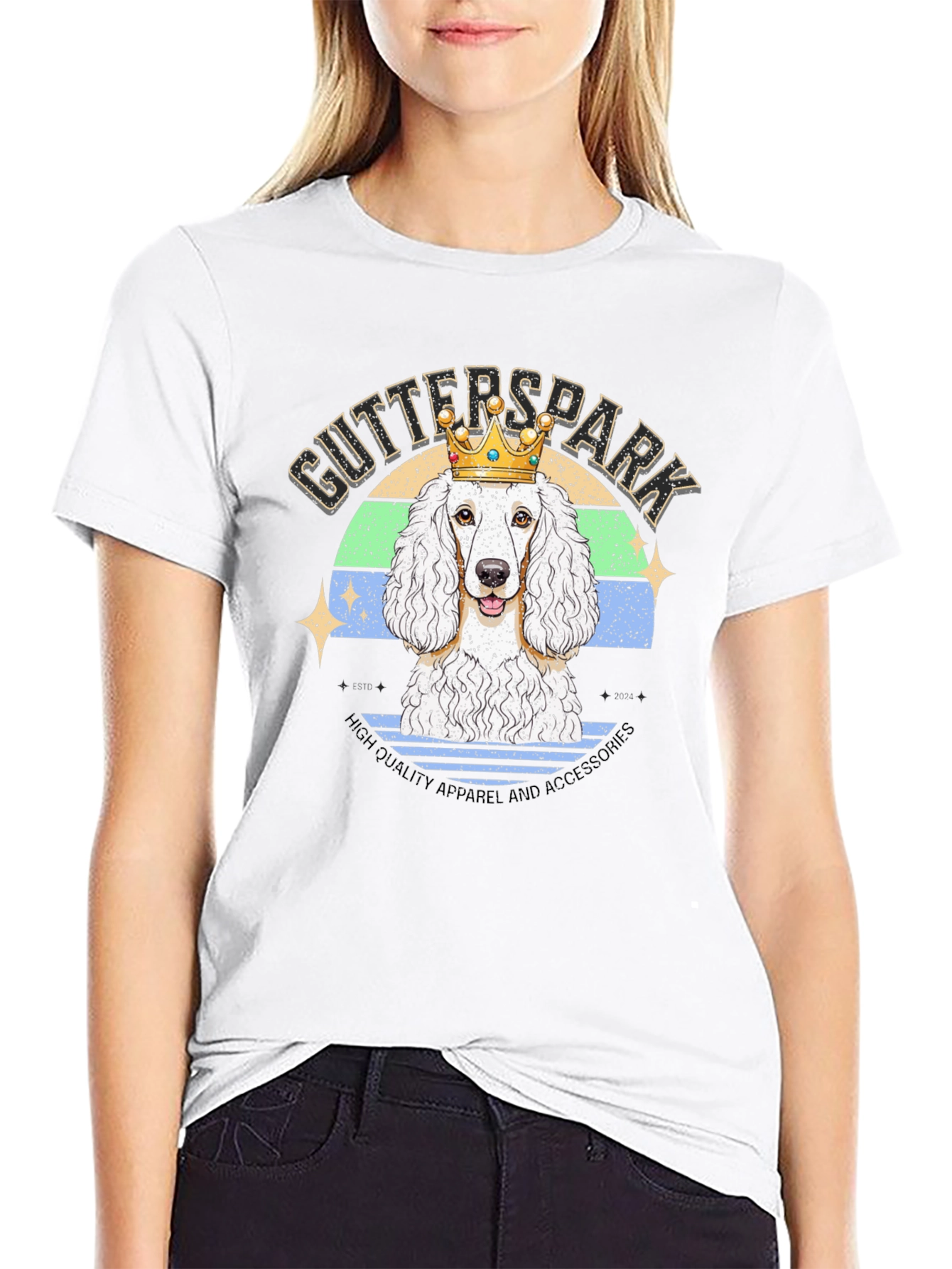 Gutterspark Poodle King T-Shirt