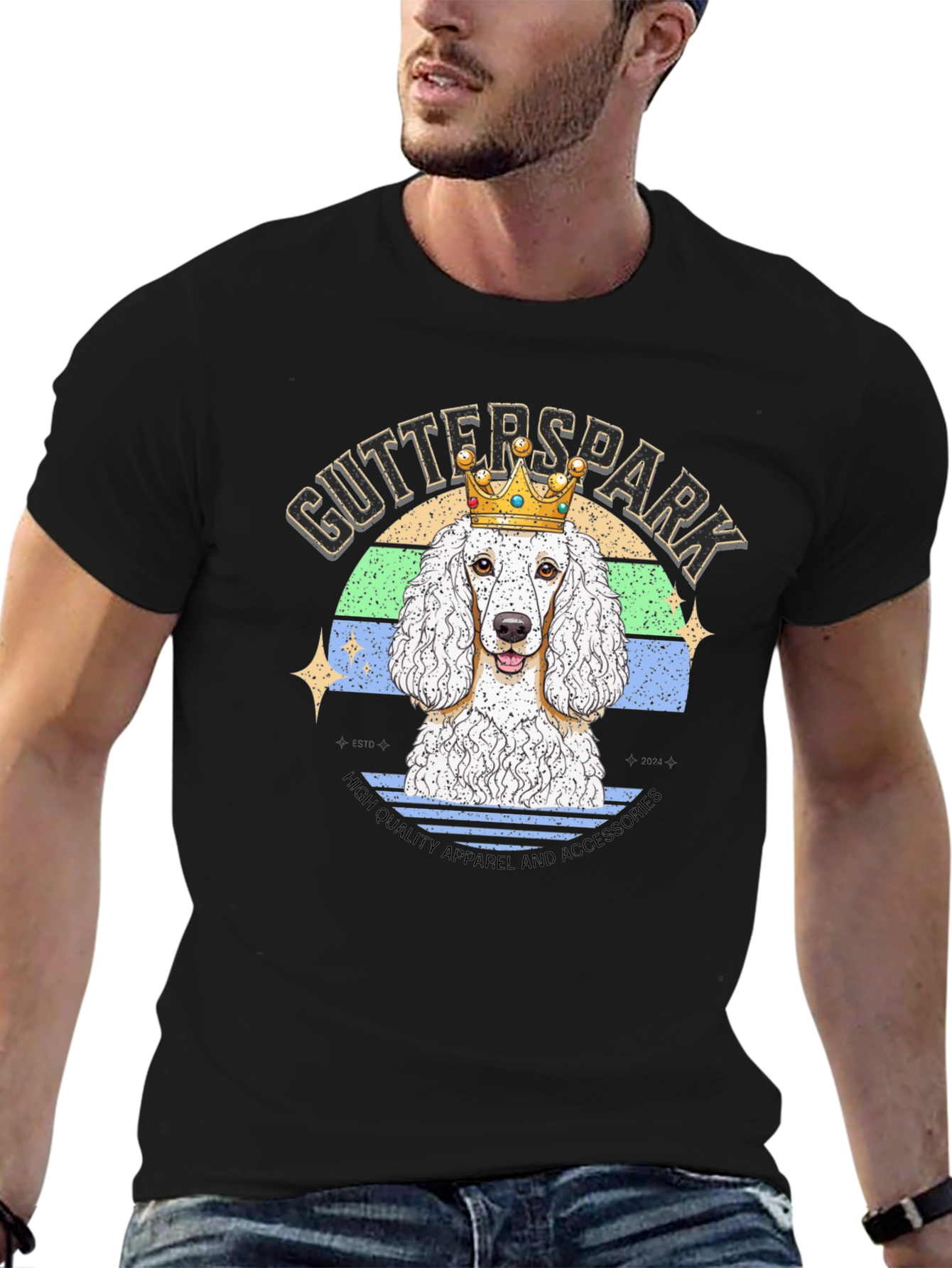Gutterspark Poodle King T-Shirt