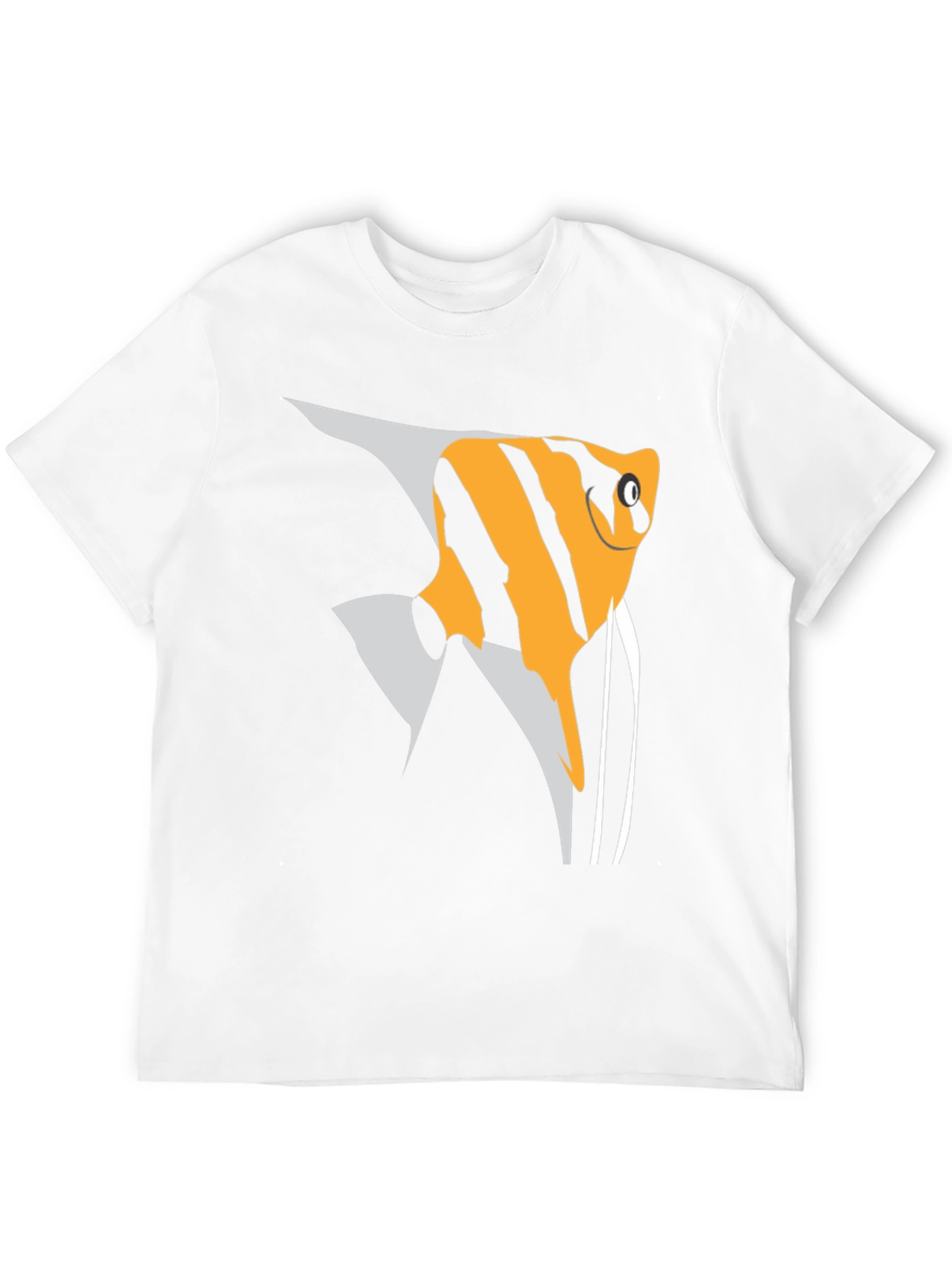 Angelfish Graphic Tee - Stylish Black T-Shirt