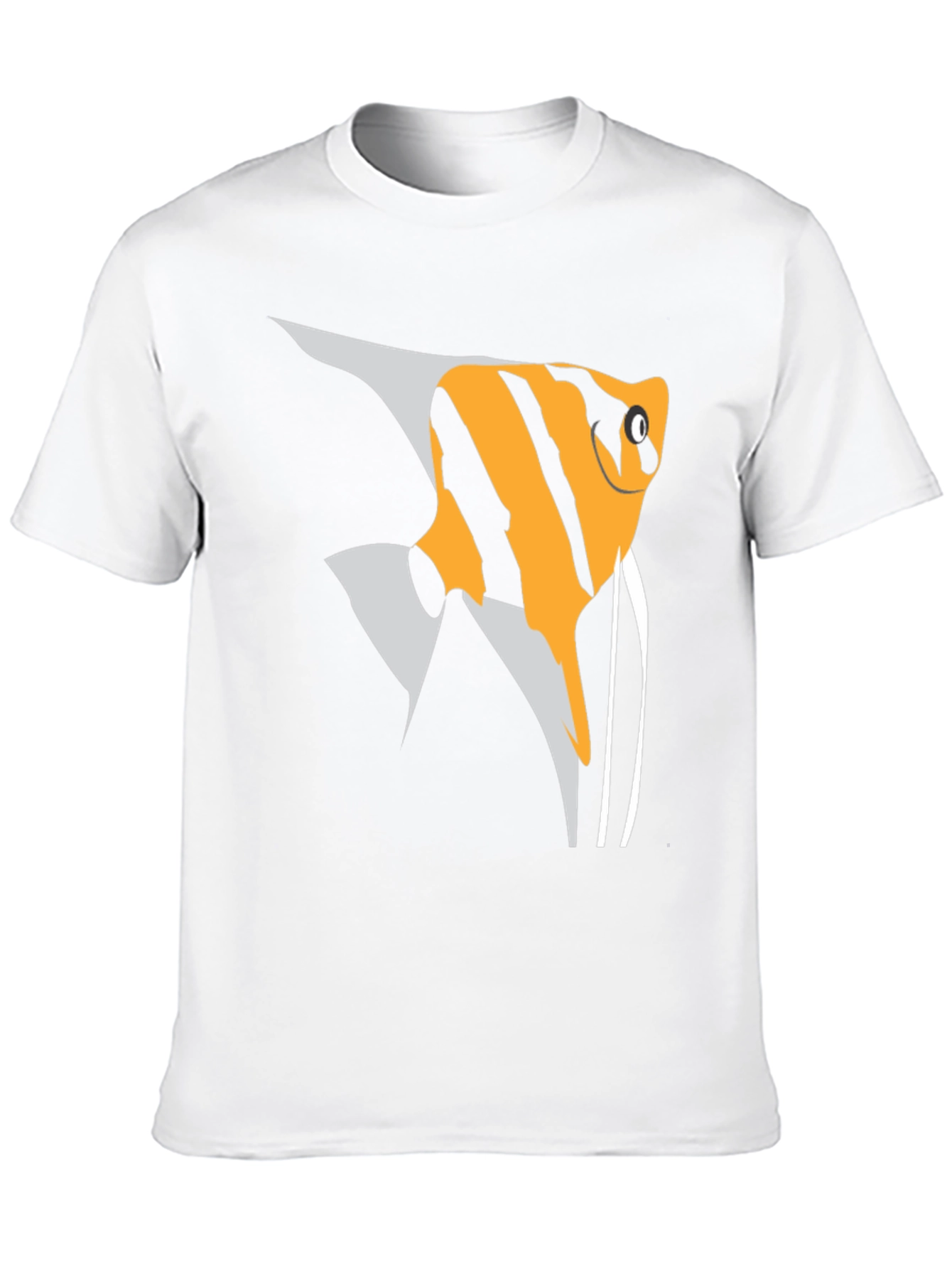 Angelfish Graphic Tee - Stylish Black T-Shirt