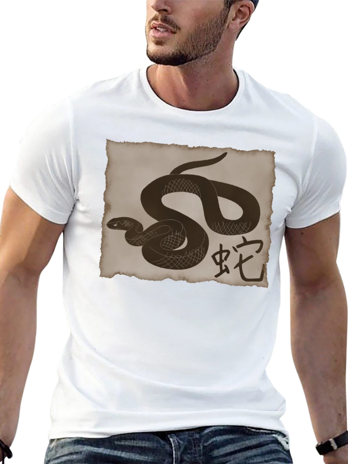 Snake Graphic Print T-Shirt