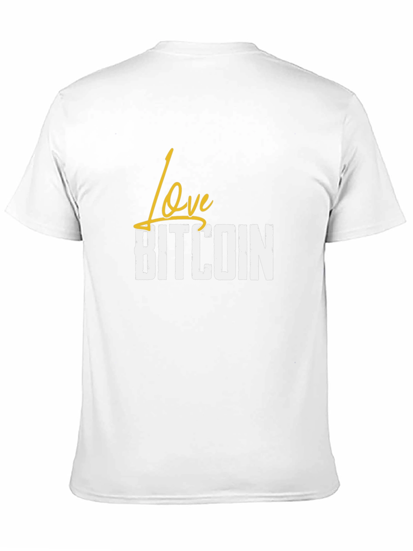 Love Bitcoin Black Graphic Tee