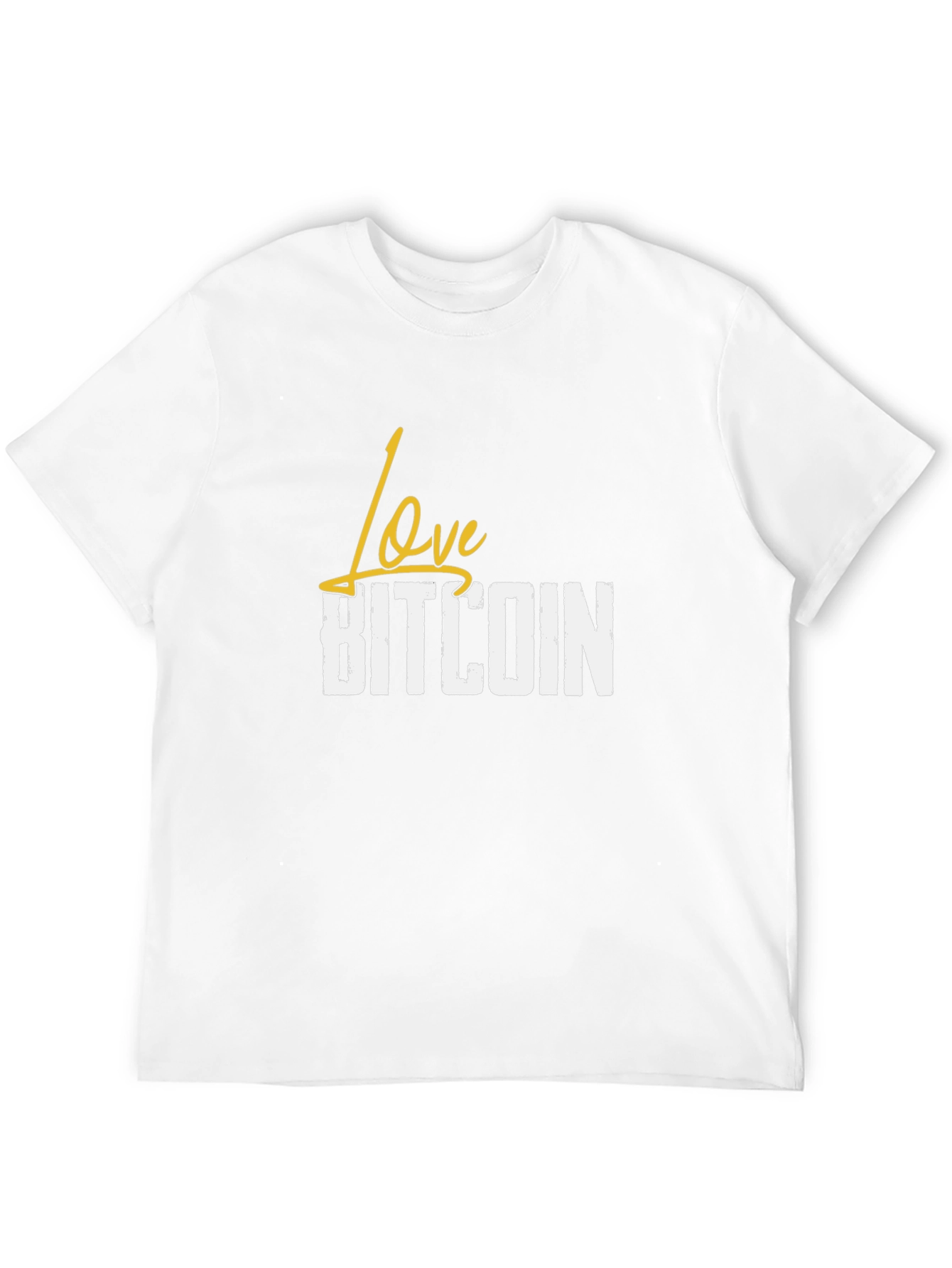 Love Bitcoin Black Graphic Tee