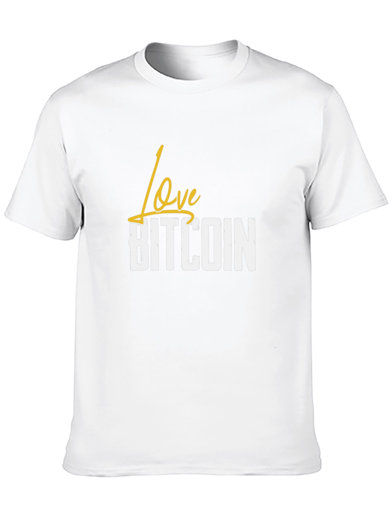 Love Bitcoin Black Graphic Tee