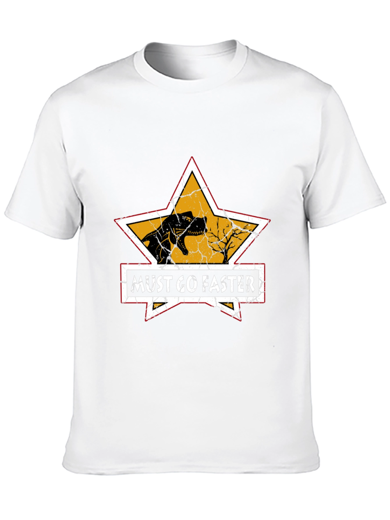 Must Go Faster Dinosaur Graphic Tee