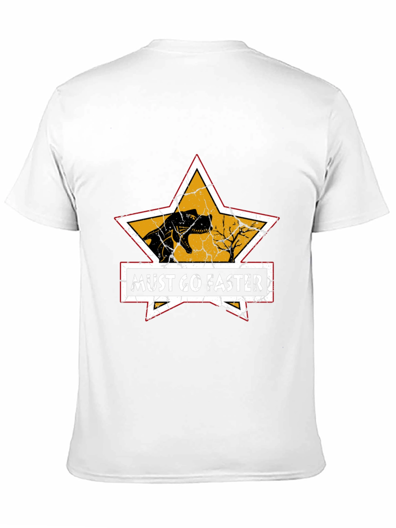 Must Go Faster Dinosaur Graphic Tee