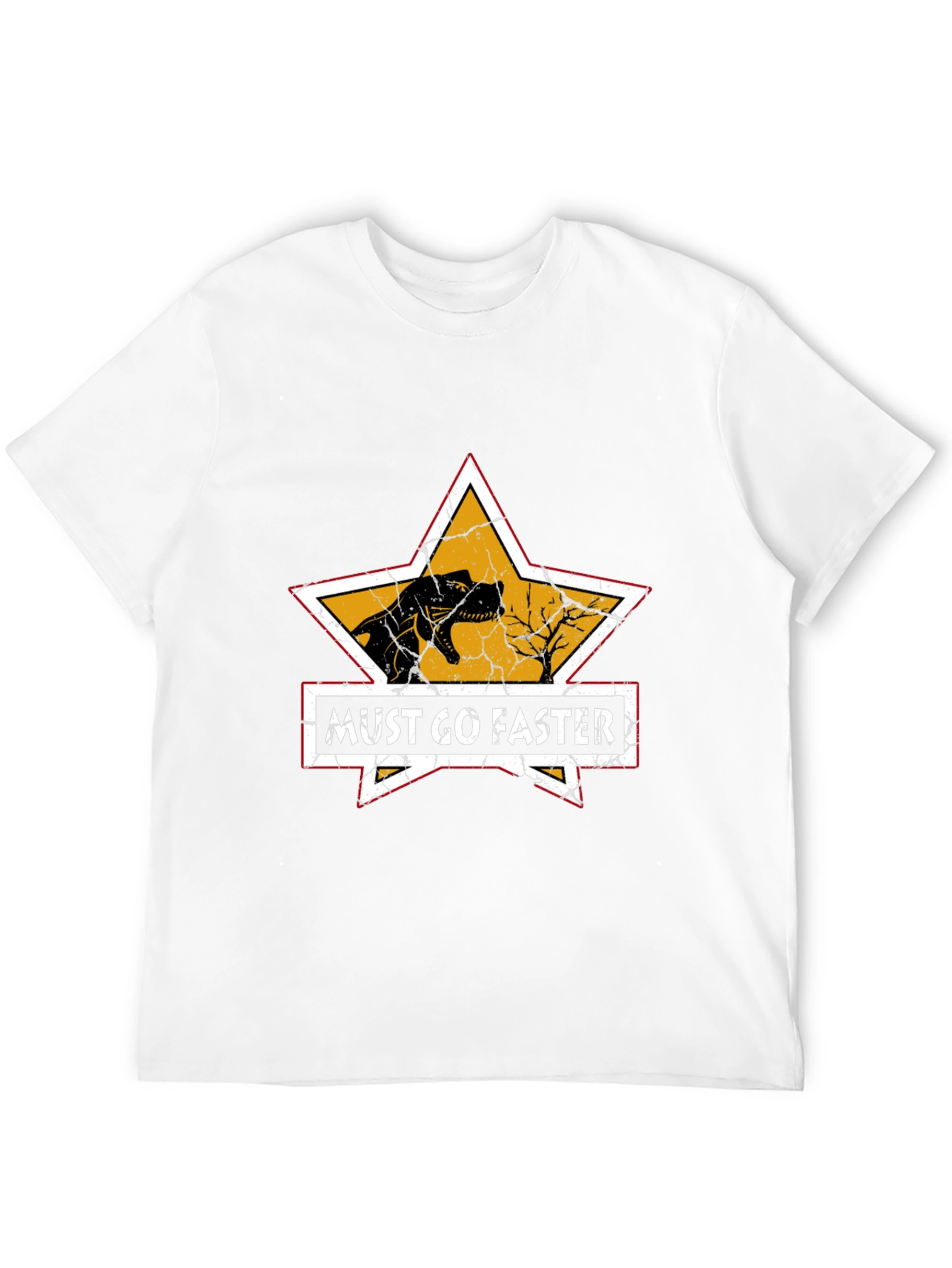 Must Go Faster Dinosaur Graphic Tee
