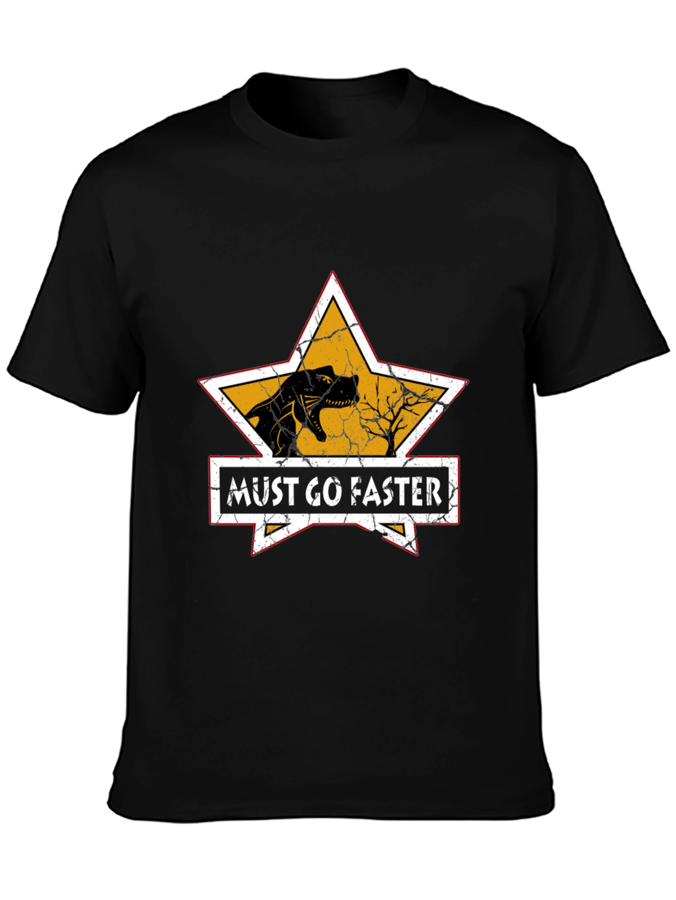Must Go Faster Dinosaur Graphic Tee