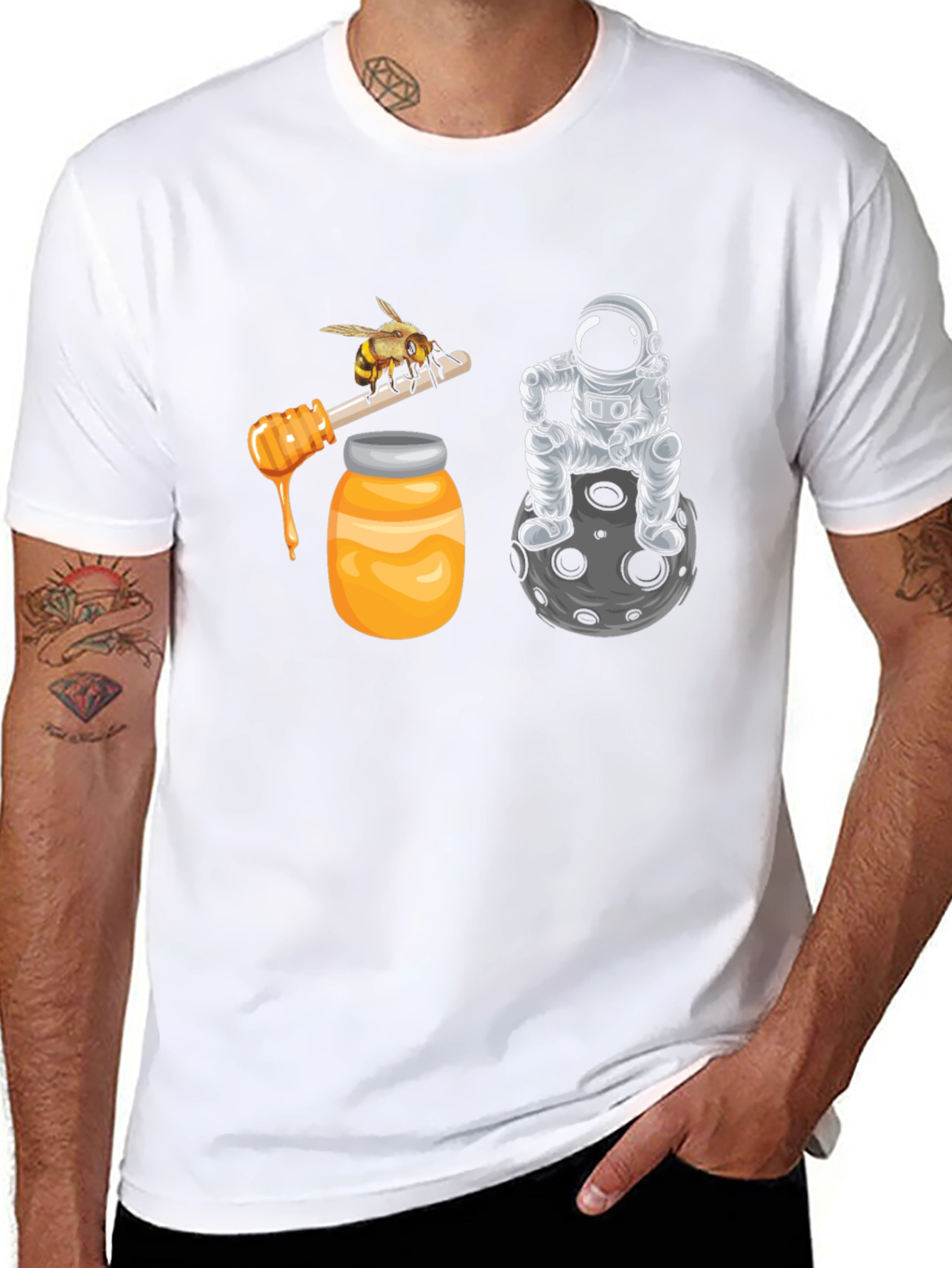 Astronaut Bee & Honey T-Shirt