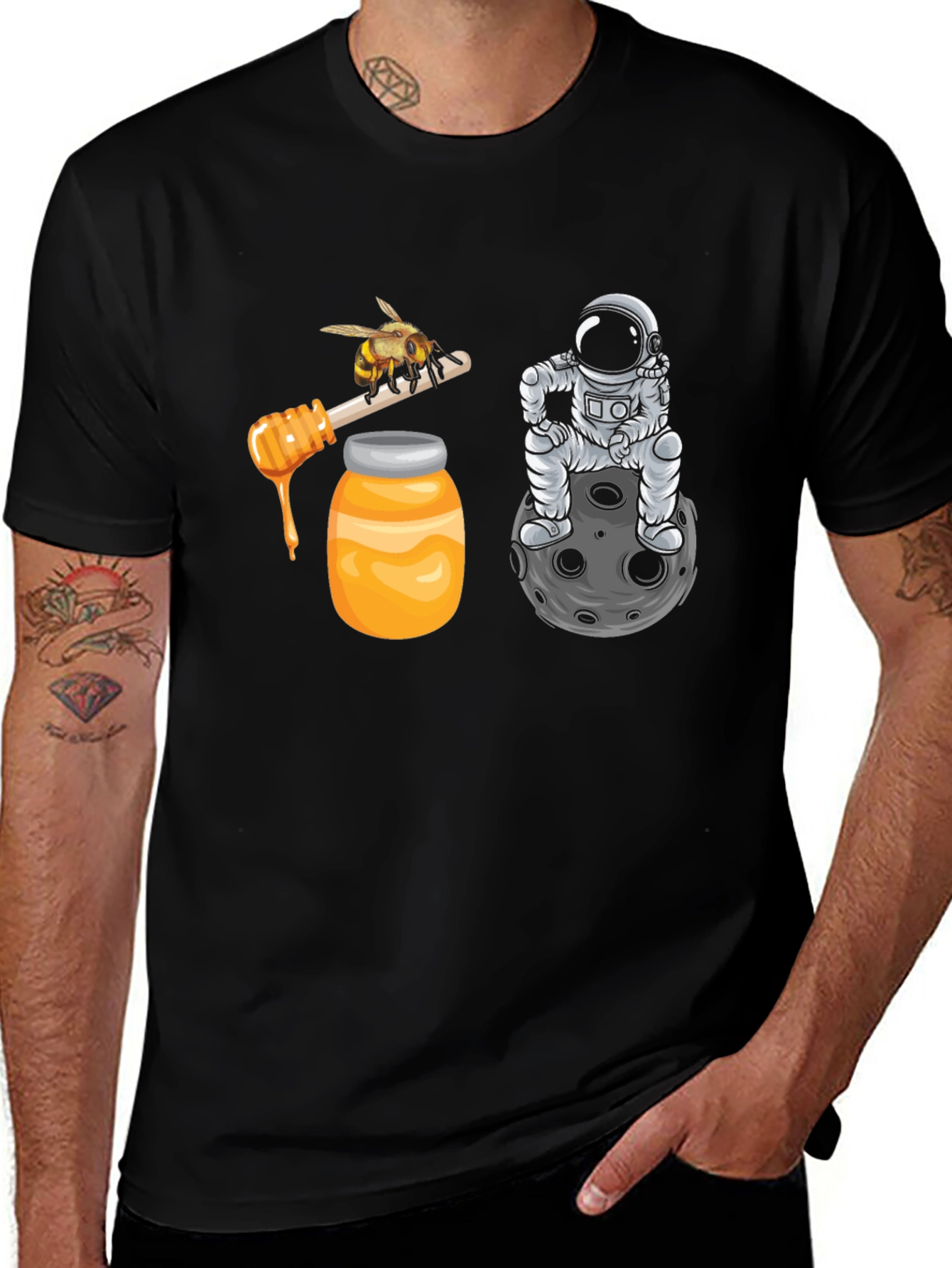 Astronaut Bee & Honey T-Shirt