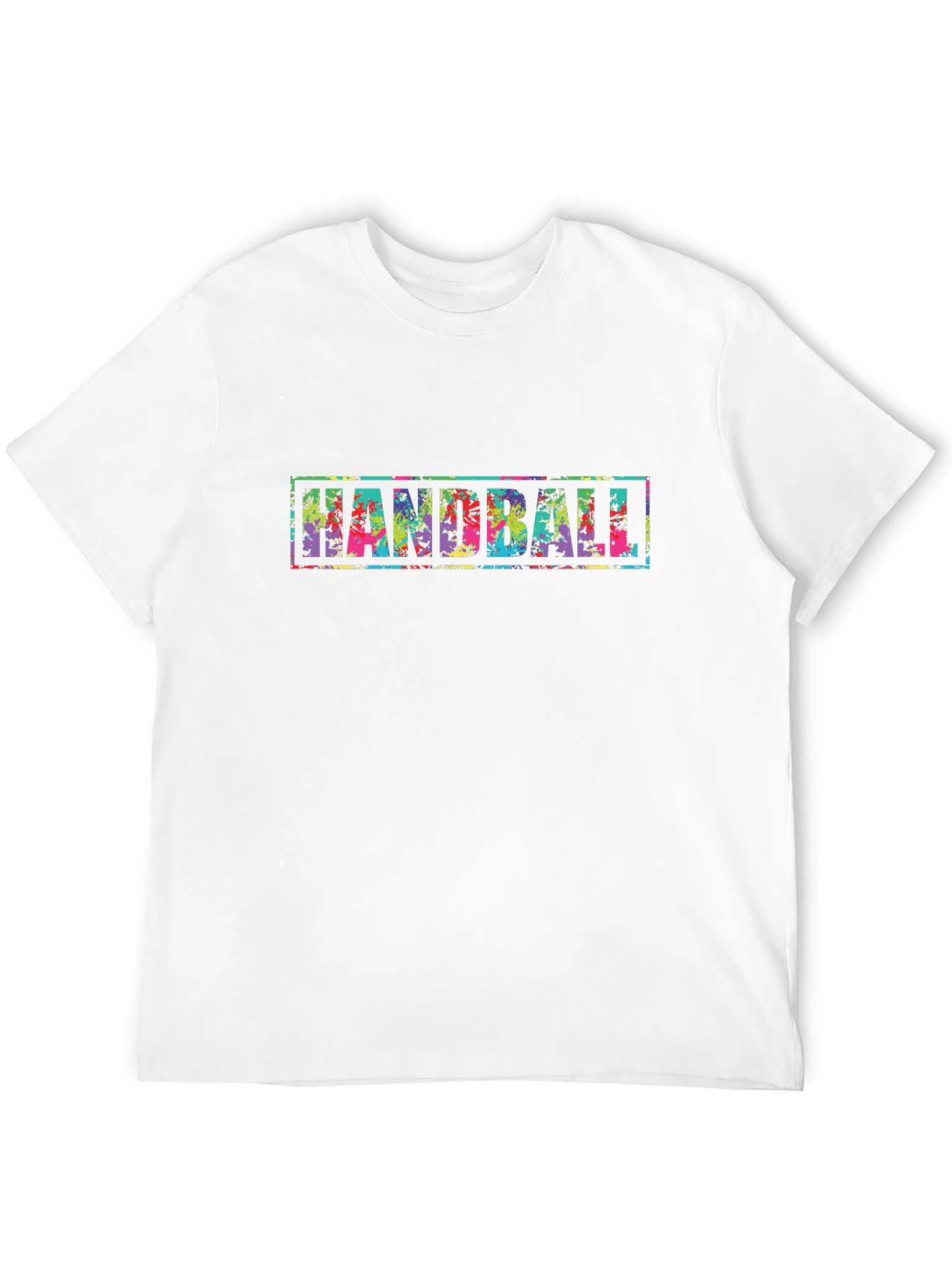 Handball Graphic Black T-Shirt