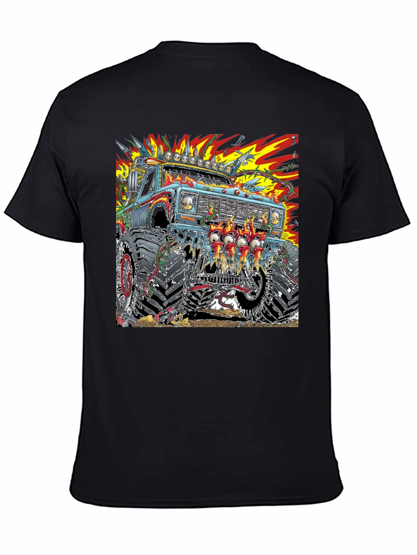 Monster Truck Graphic T-Shirt - Bold and Edgy Design