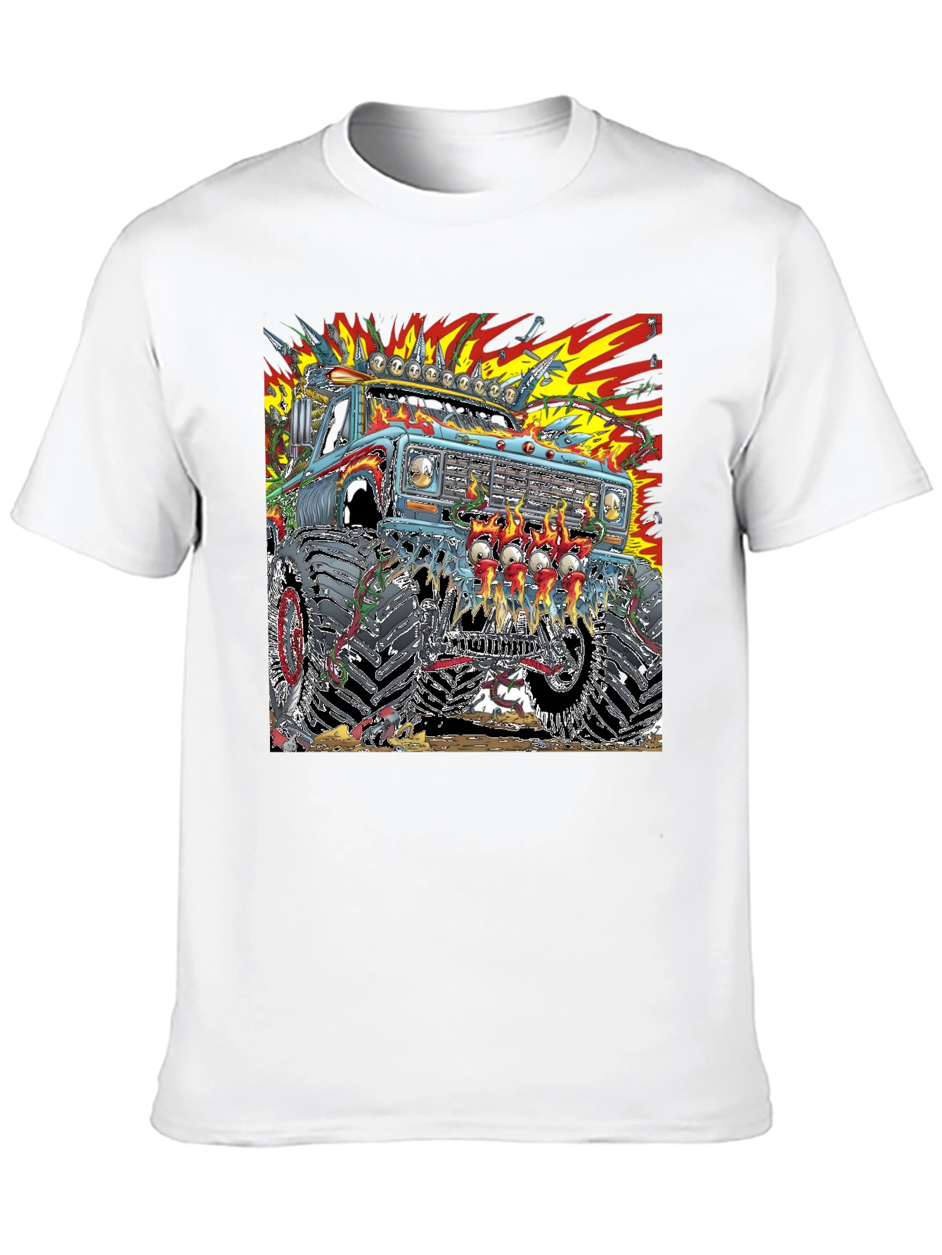 Monster Truck Graphic T-Shirt - Bold and Edgy Design