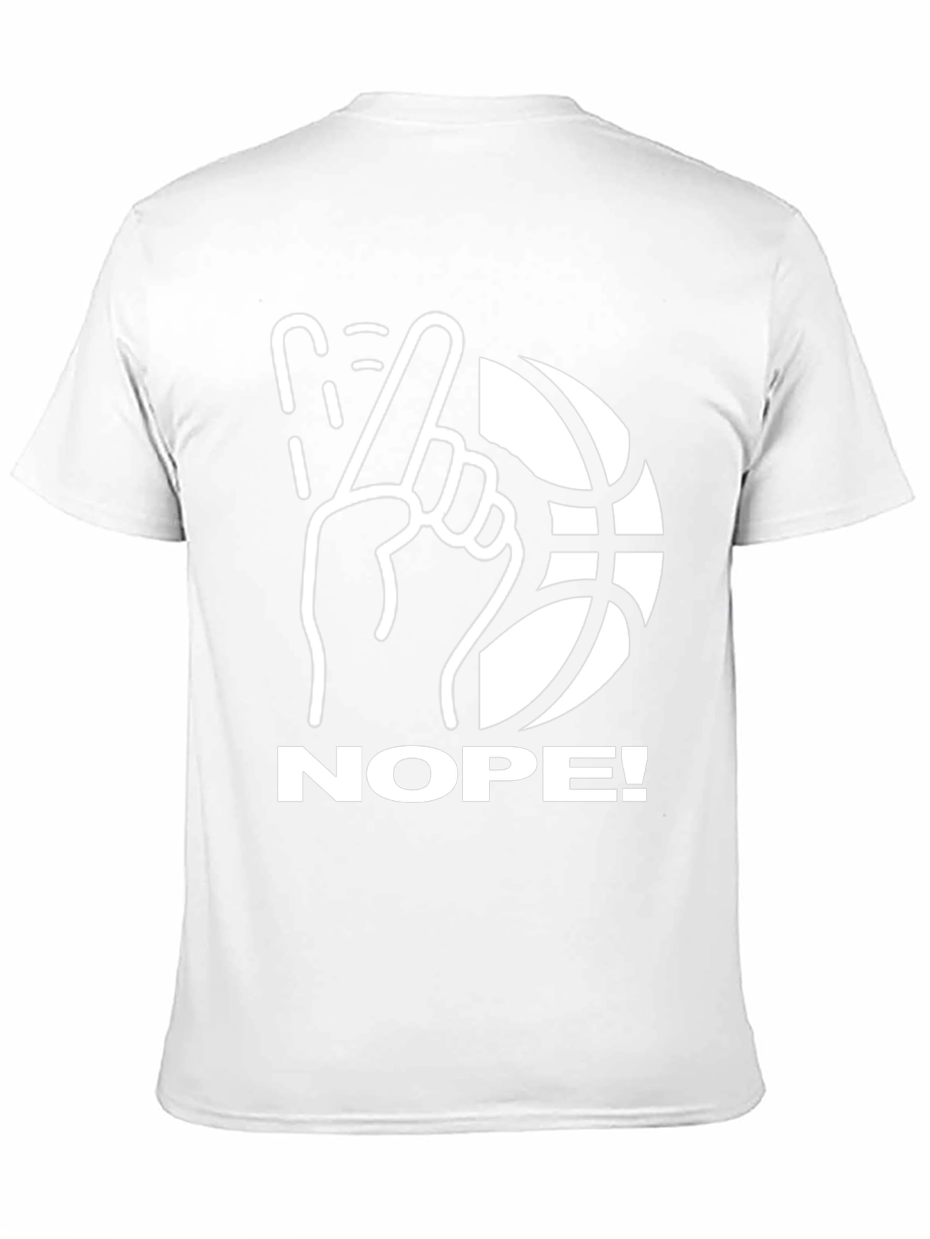 Nope! Basketball Graphic T-Shirt