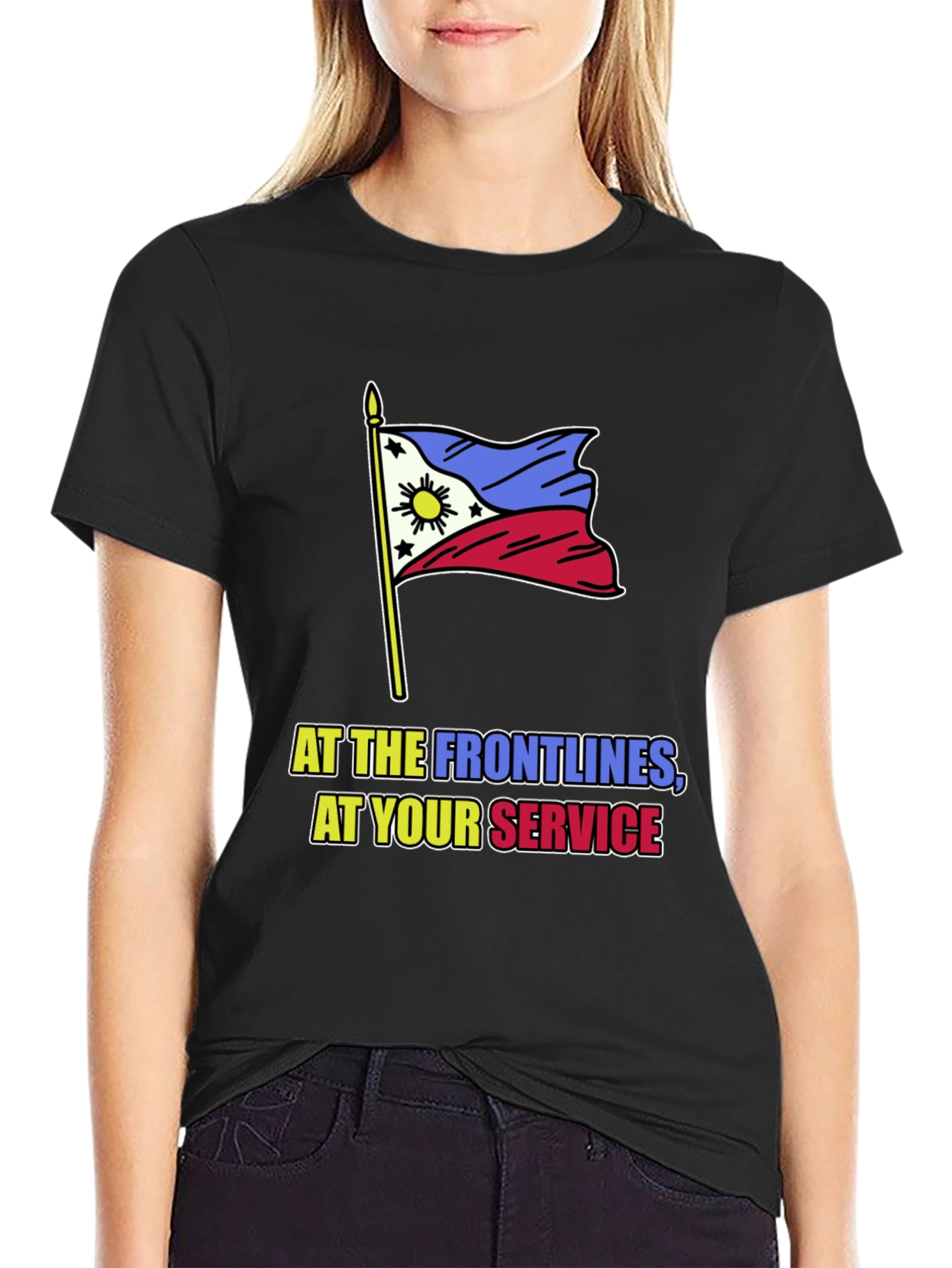 Philippine Flag T-Shirt - At Your Service