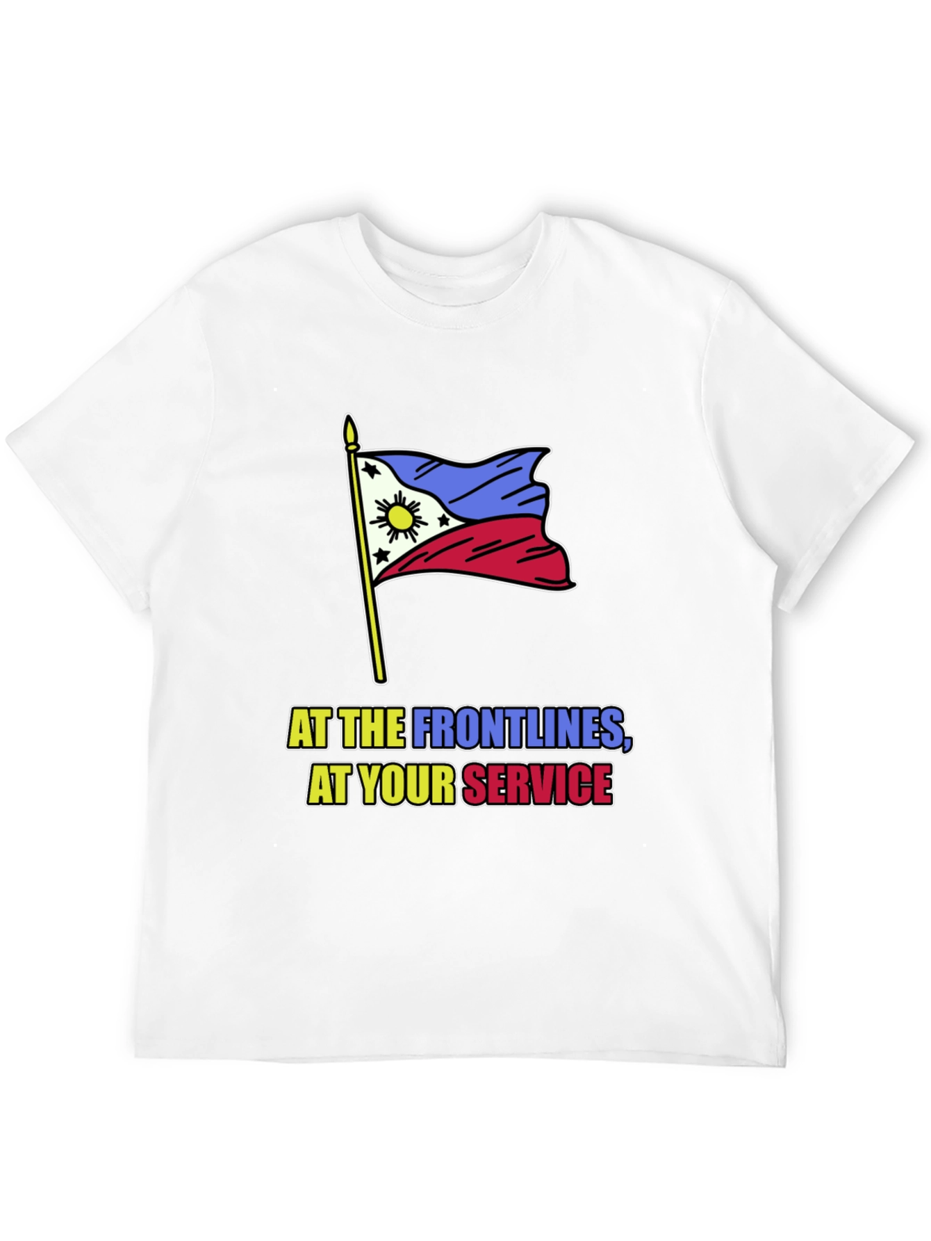 Philippine Flag T-Shirt - At Your Service