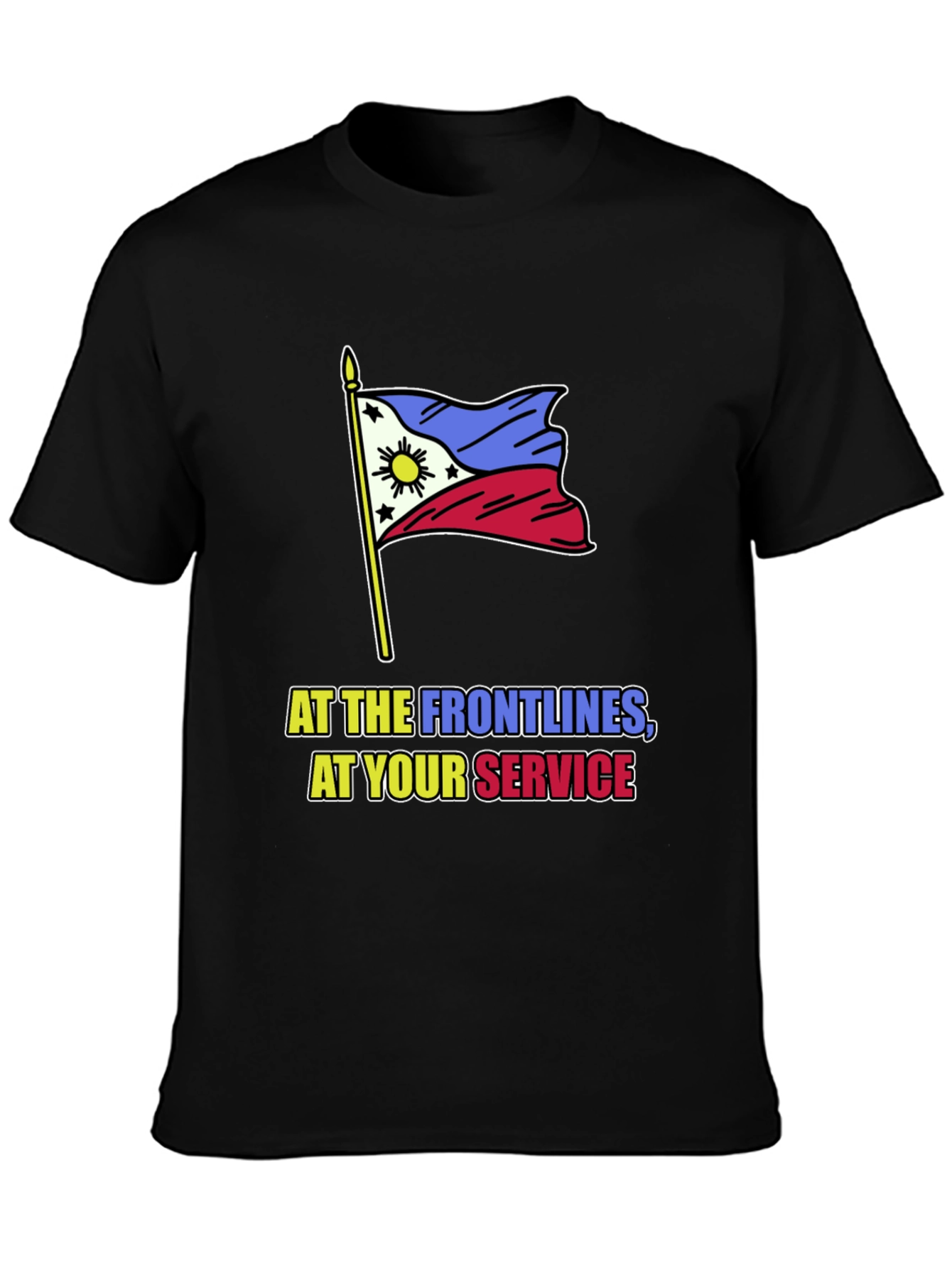 Philippine Flag T-Shirt - At Your Service