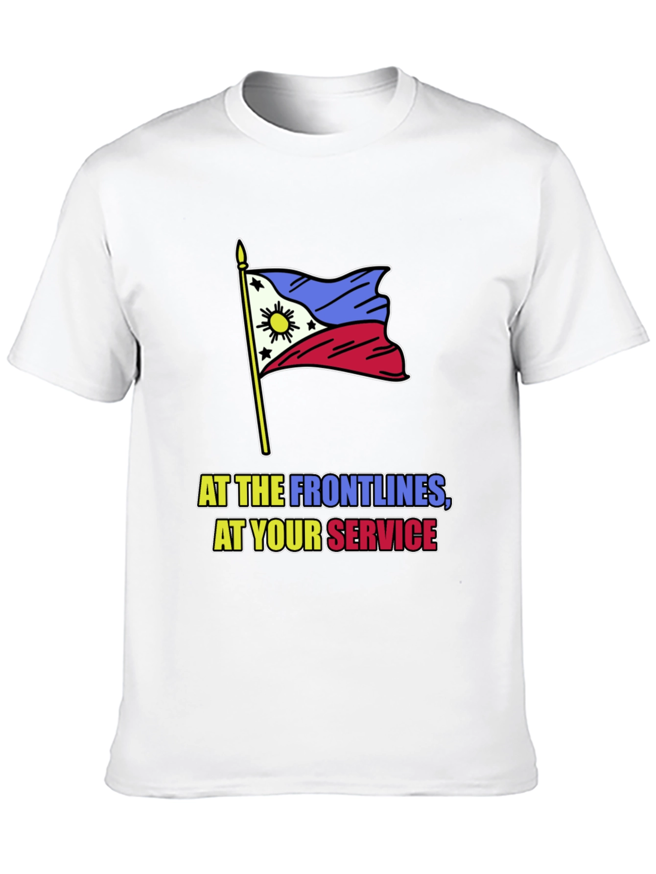 Philippine Flag T-Shirt - At Your Service