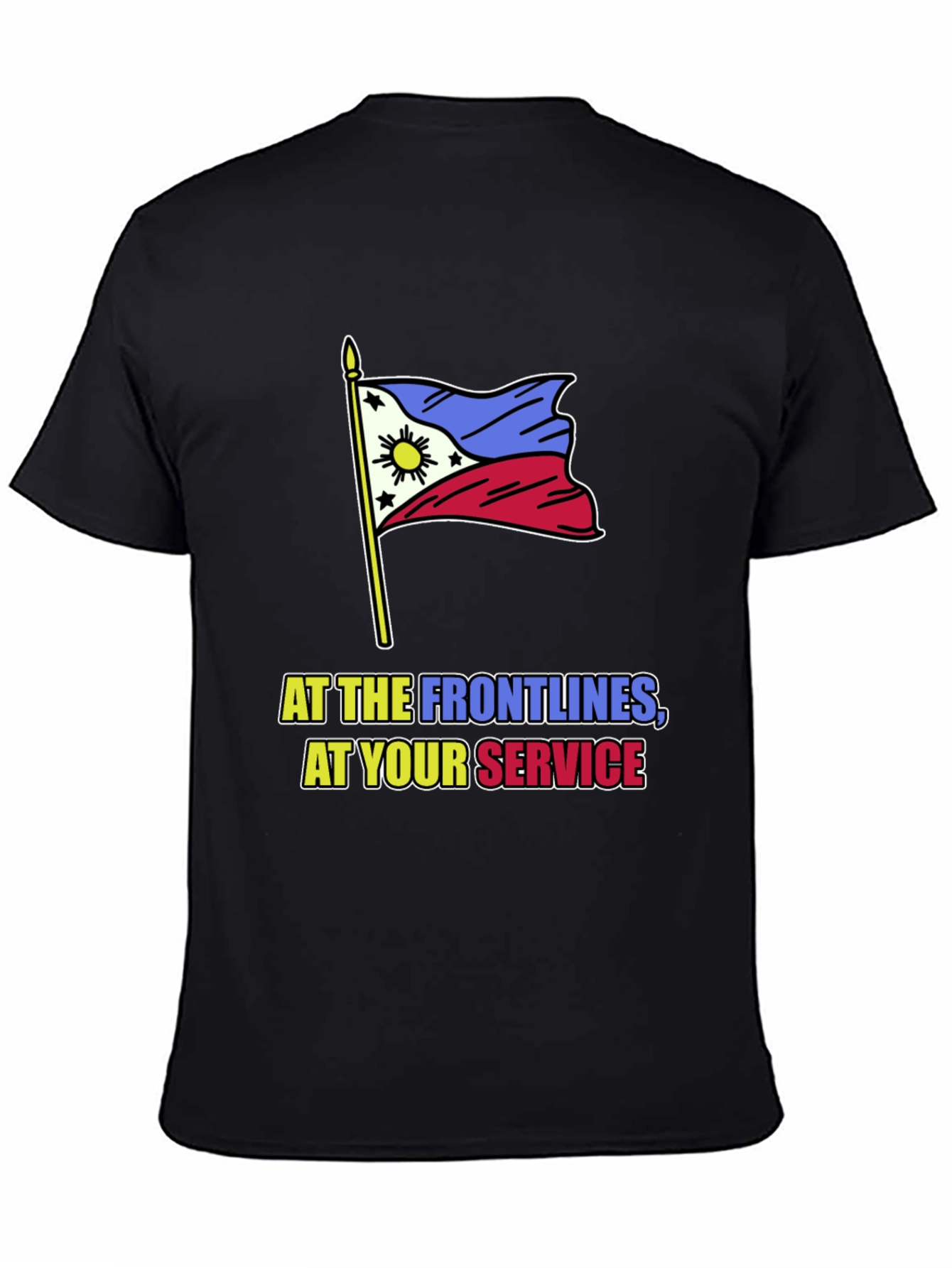 Philippine Flag T-Shirt - At Your Service