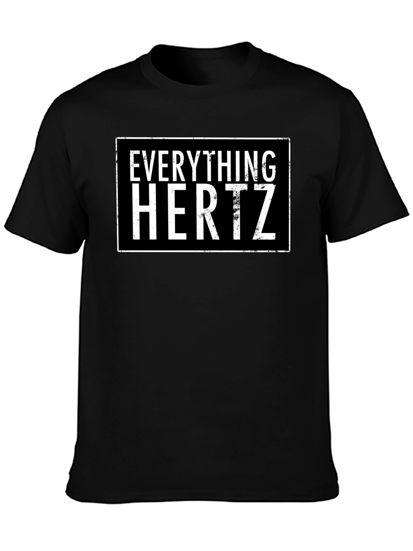 Everything Hertz Black Graphic Tee