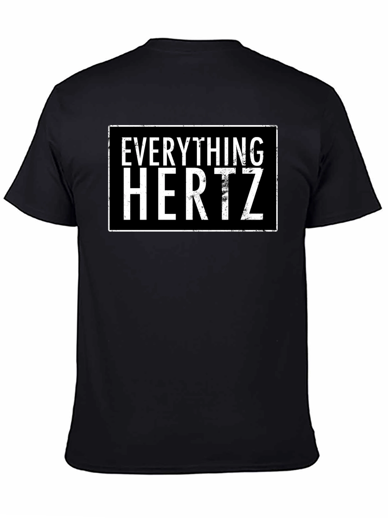 Everything Hertz Black Graphic Tee