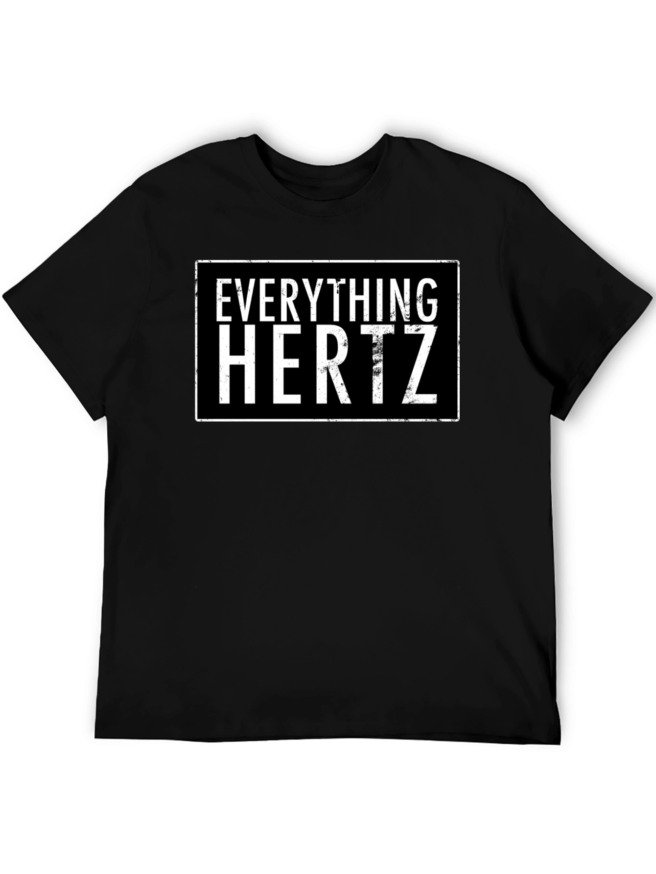 Everything Hertz Black Graphic Tee
