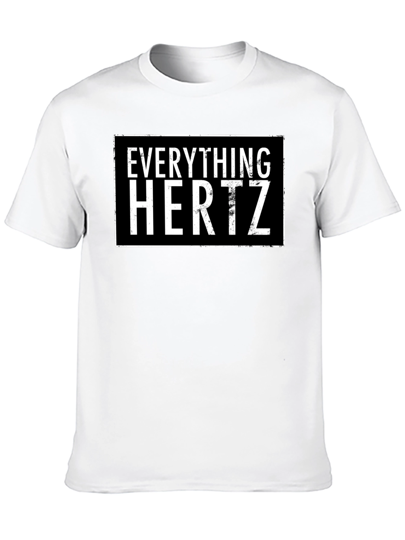 Everything Hertz Black Graphic Tee