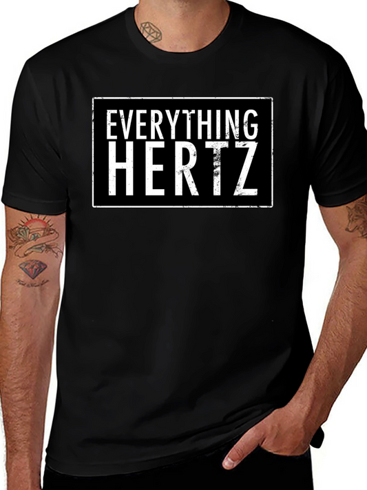 Everything Hertz Black Graphic Tee