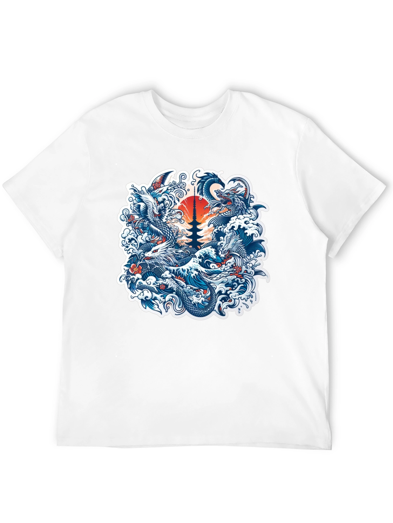 Dragon and Pagoda T-Shirt