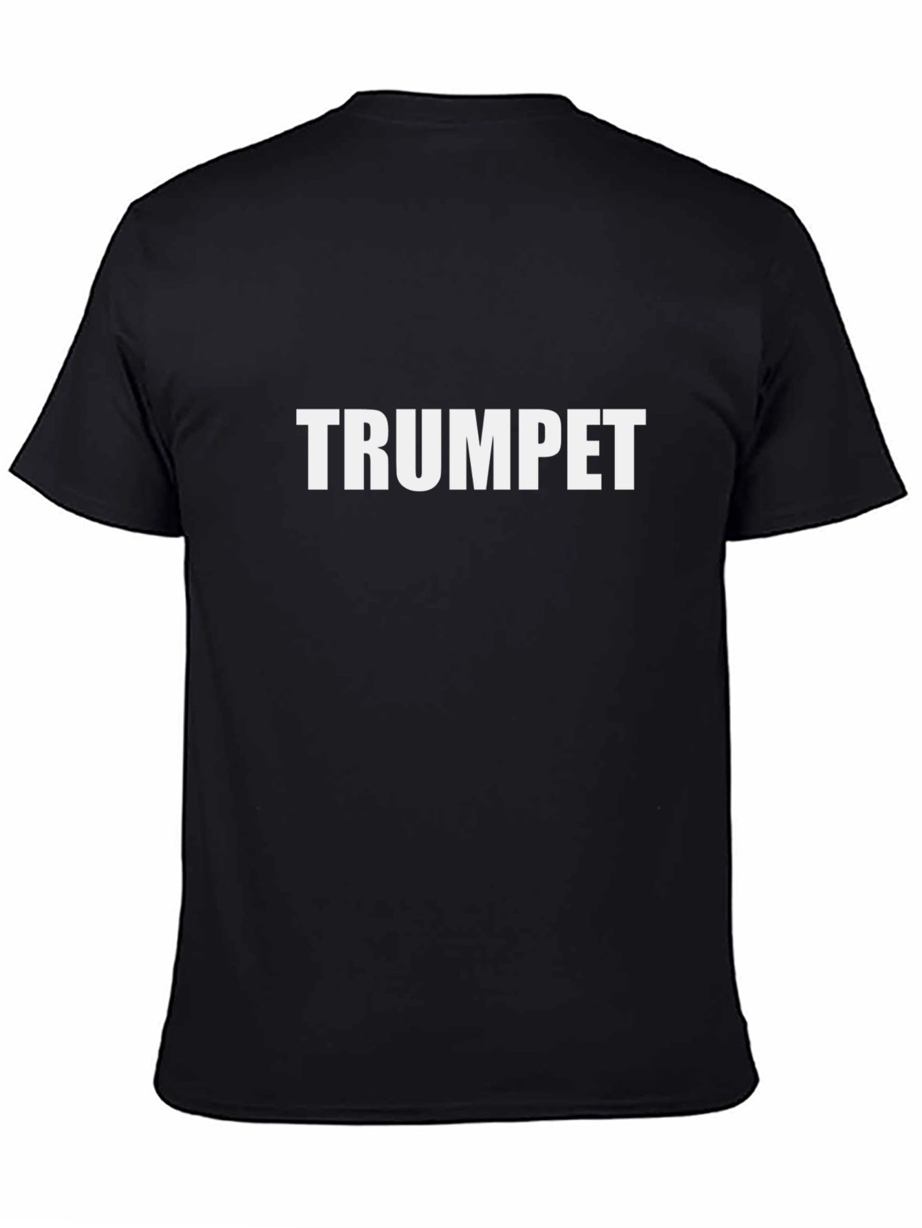 Trumpet T-Shirt - Classic Black Cotton Tee