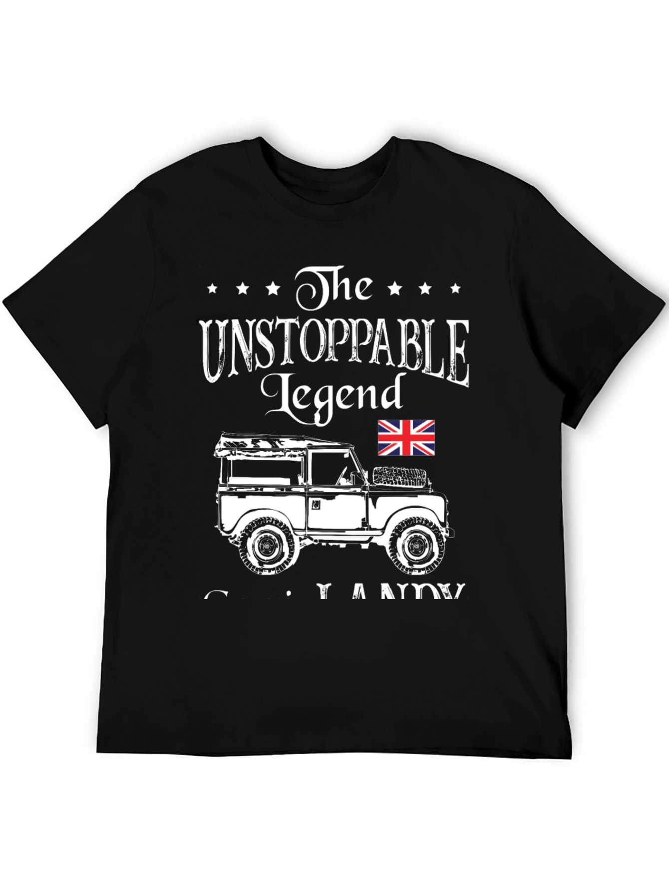 Unstoppable Legend Land Rover Graphic T-Shirt