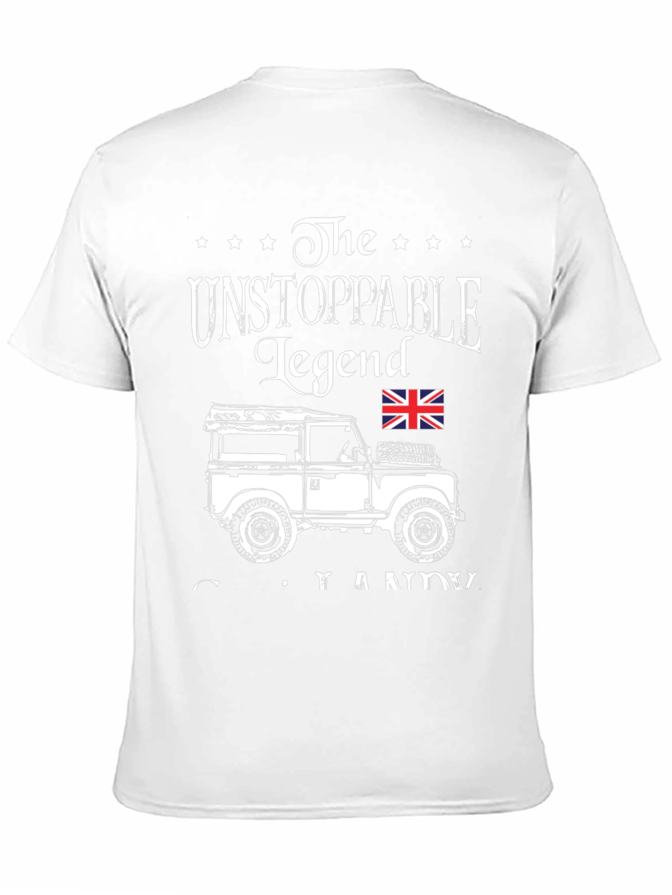 Unstoppable Legend Land Rover Graphic T-Shirt