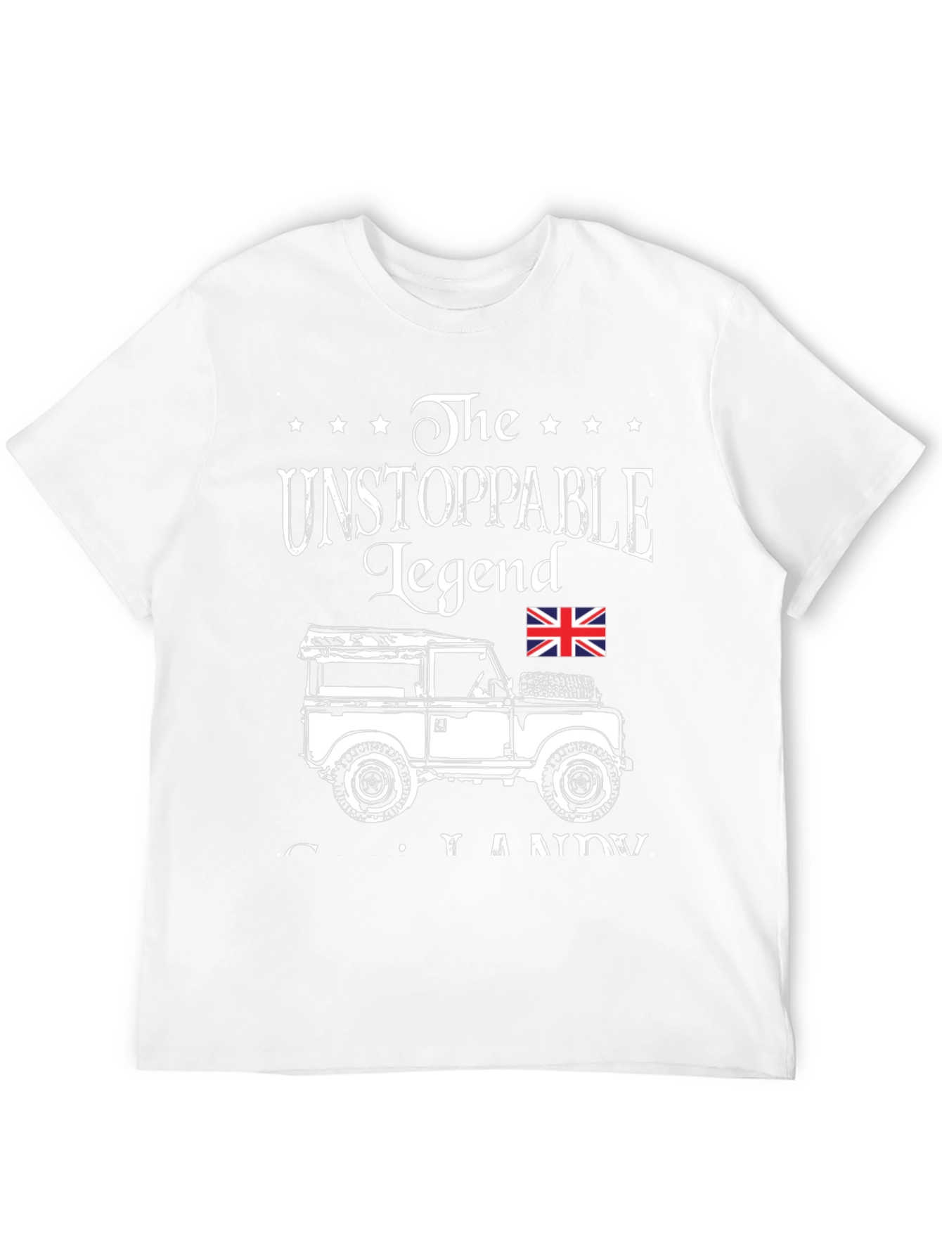 Unstoppable Legend Land Rover Graphic T-Shirt