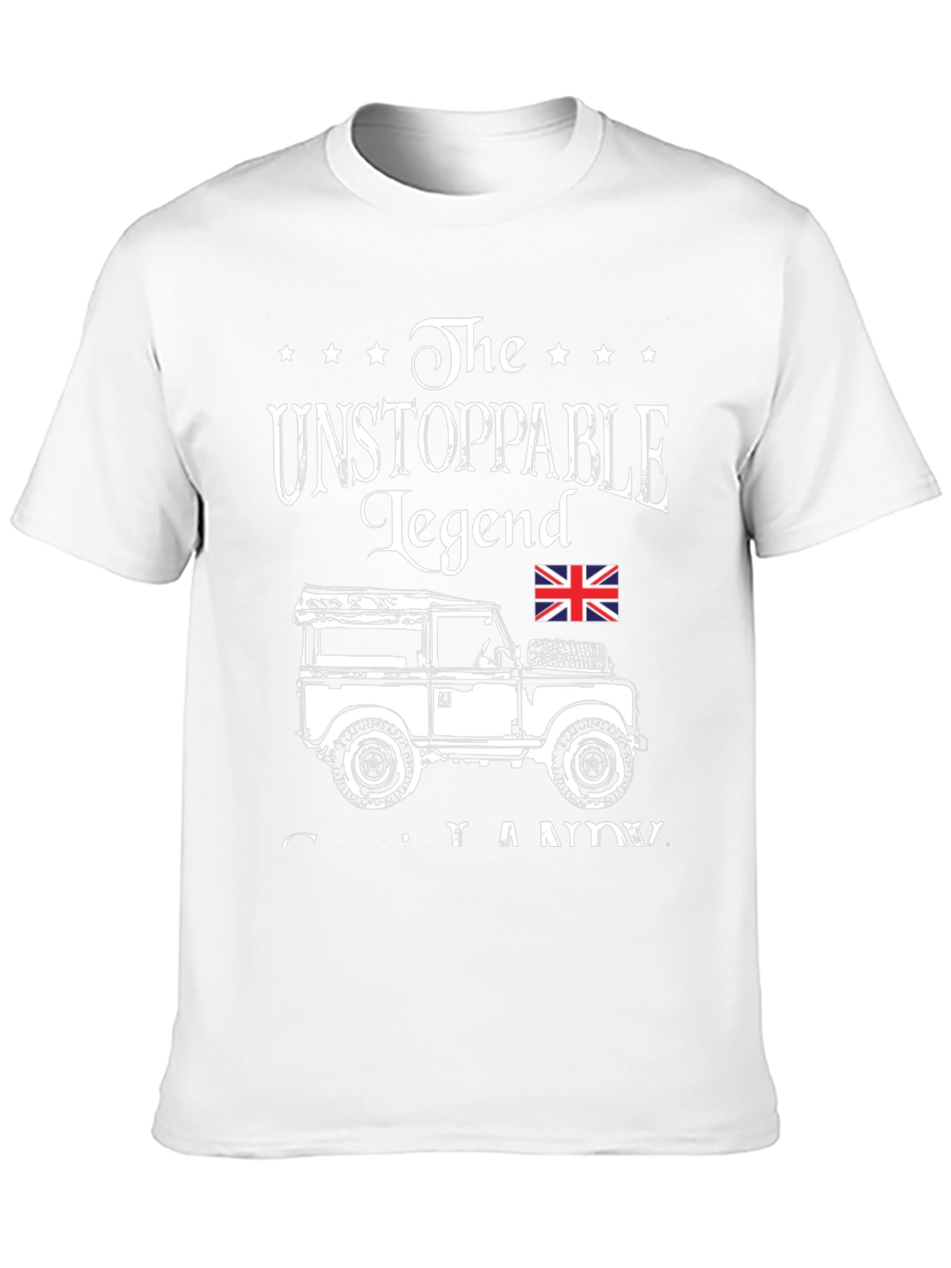 Unstoppable Legend Land Rover Graphic T-Shirt