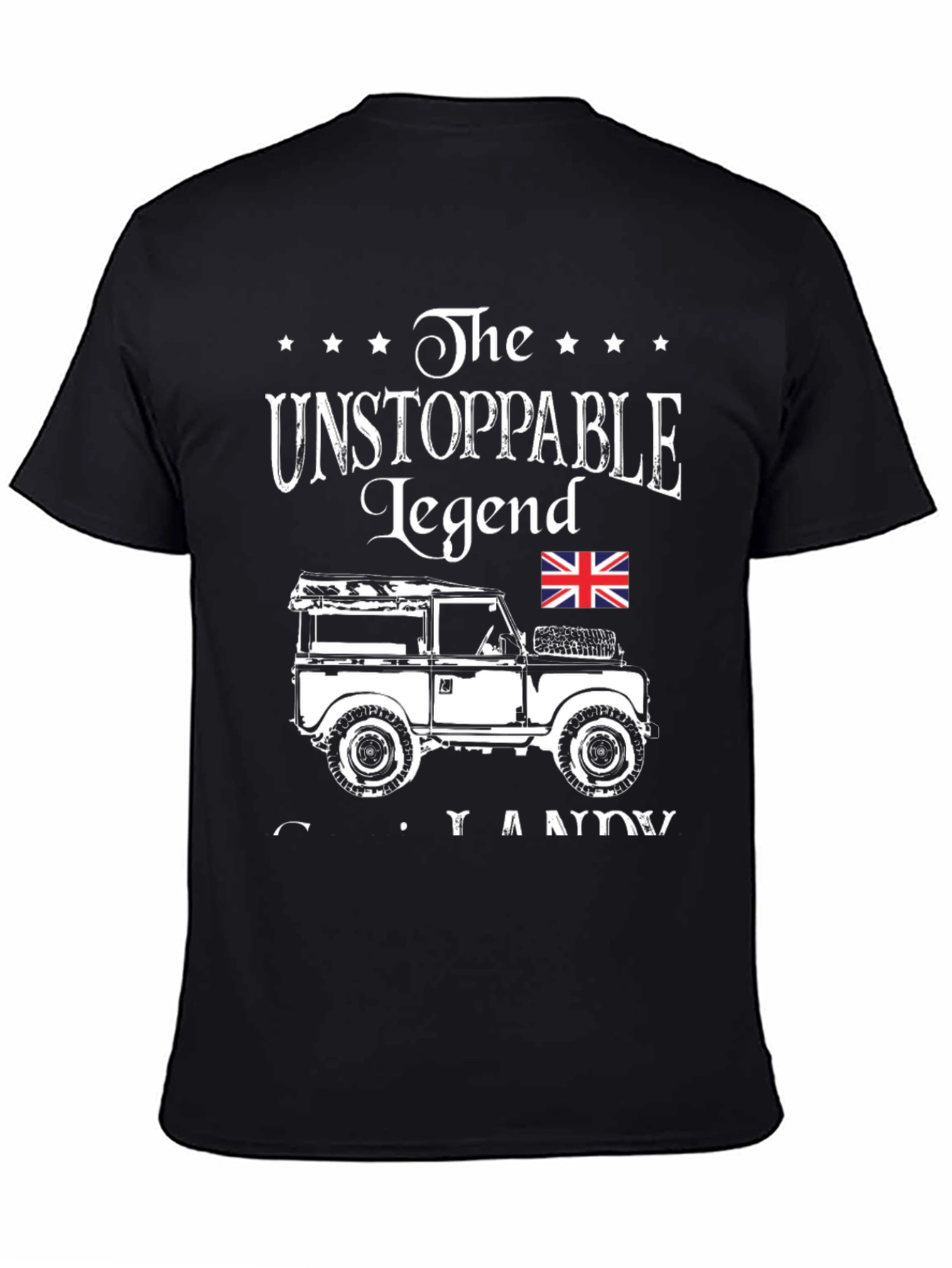 Unstoppable Legend Land Rover Graphic T-Shirt