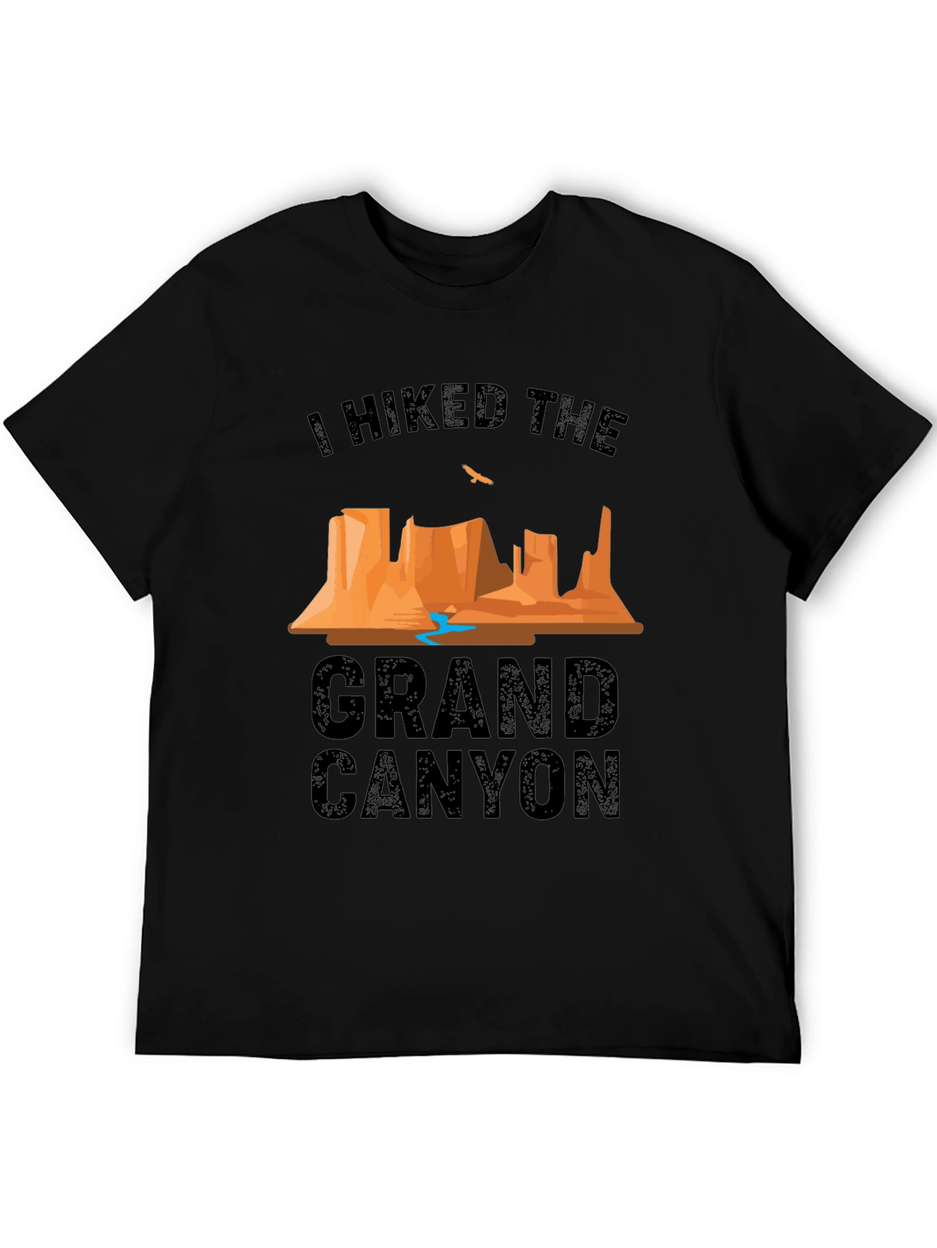 I Hiked The Grand Canyon Black T-Shirt