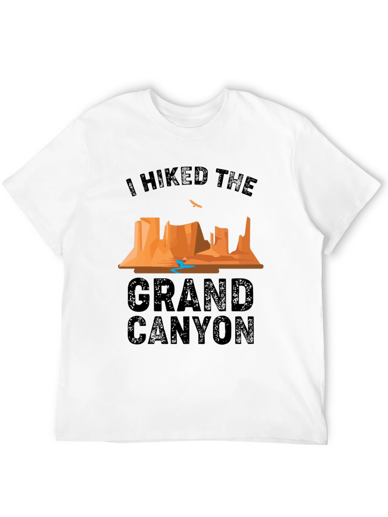 I Hiked The Grand Canyon Black T-Shirt