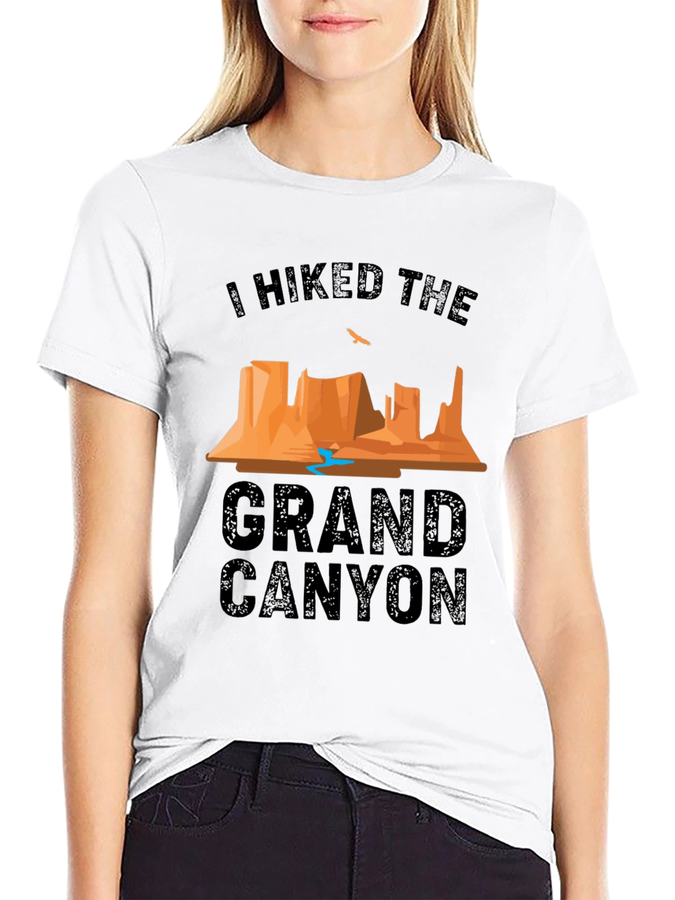 I Hiked The Grand Canyon Black T-Shirt