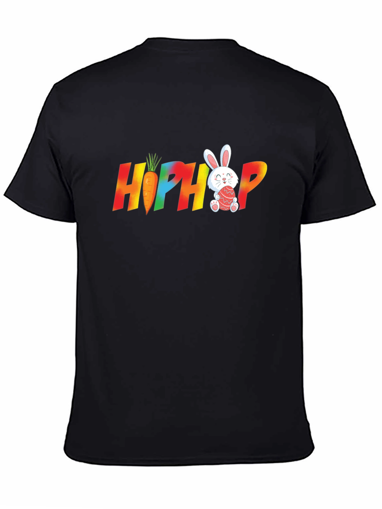 Hip Hop Easter Bunny Carrot Graphic T-Shirt