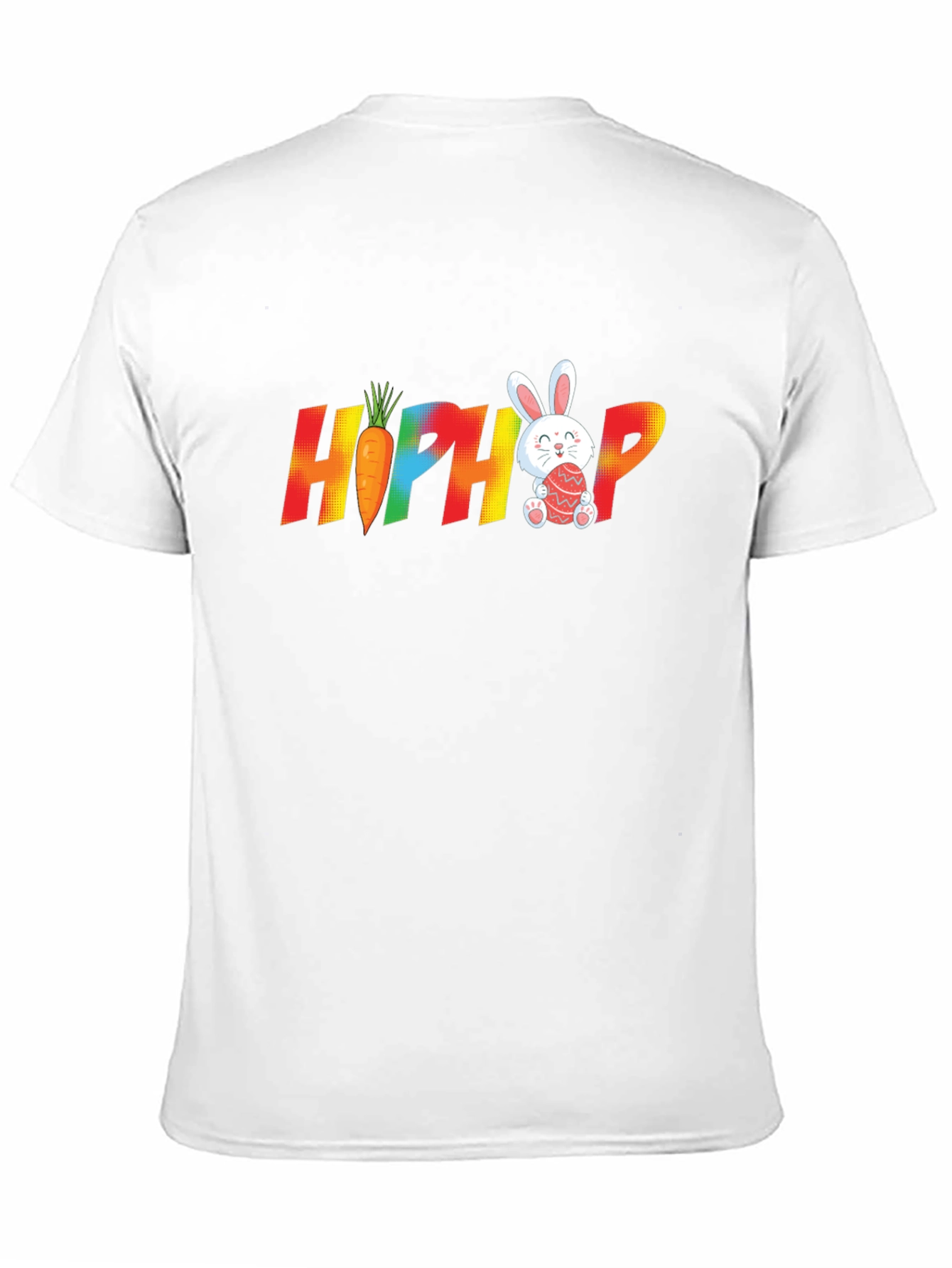 Hip Hop Easter Bunny Carrot Graphic T-Shirt