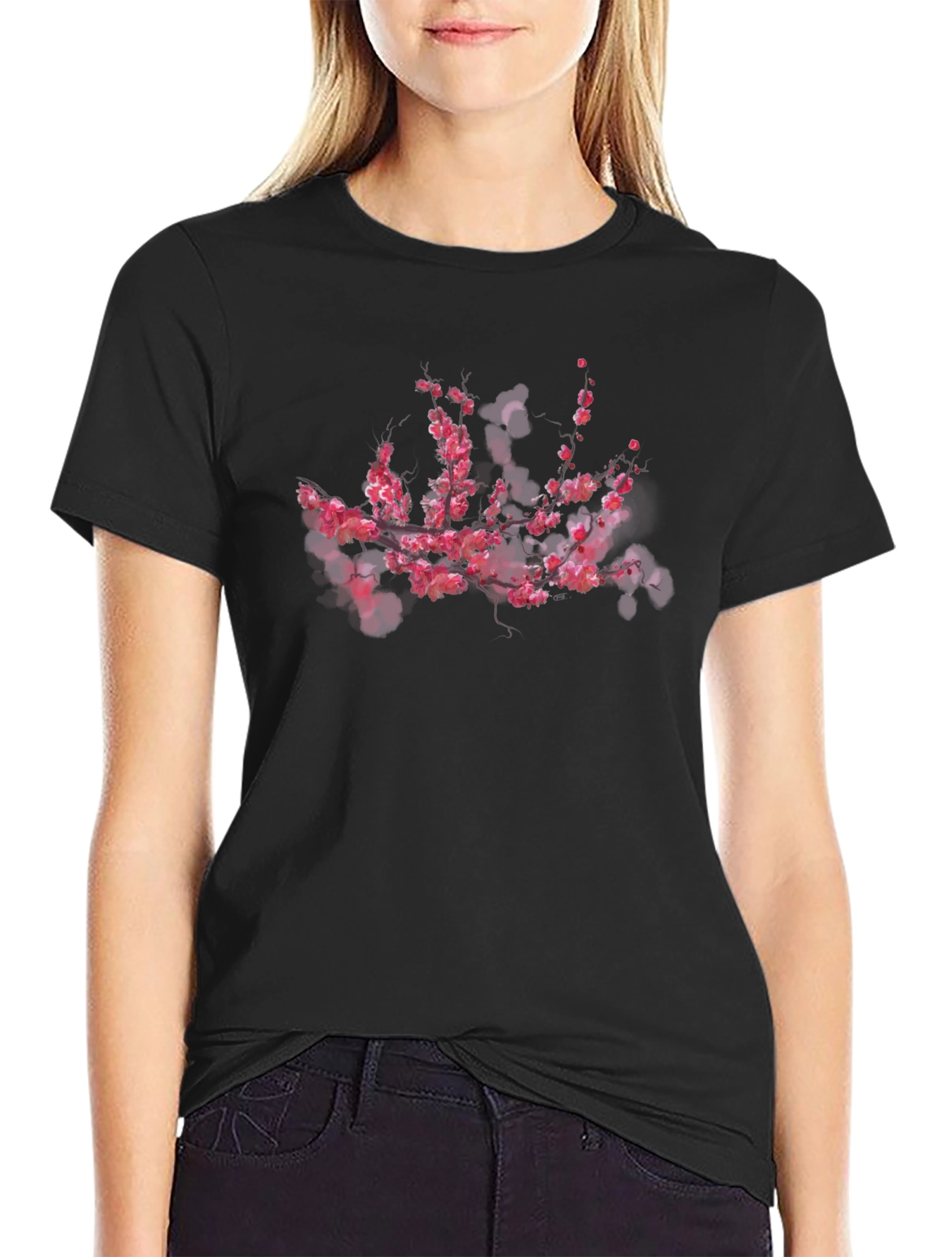 Cherry Blossom T-Shirt - Stylish Floral Design