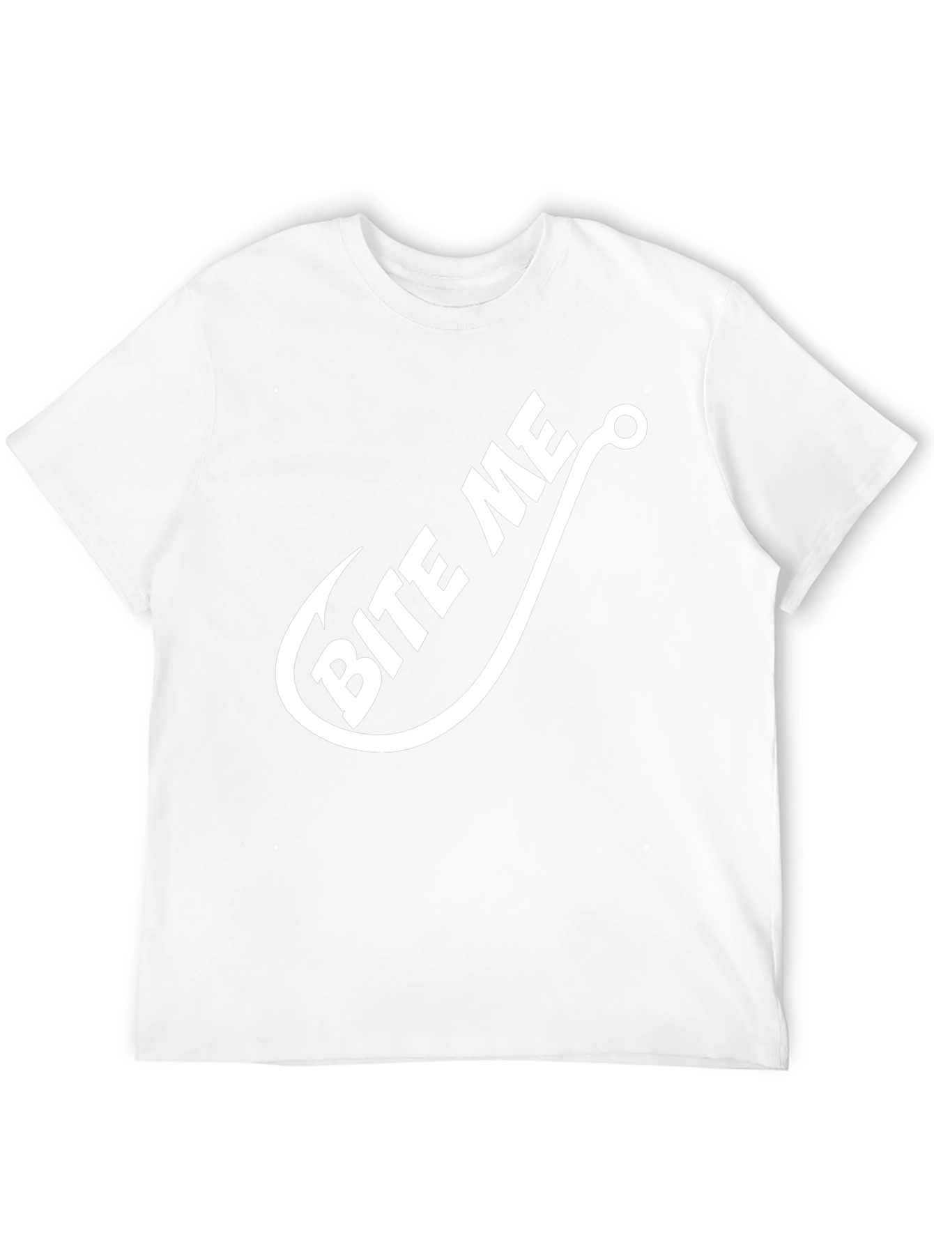 Bite Me T-Shirt - Funny Fishing Hook Tee