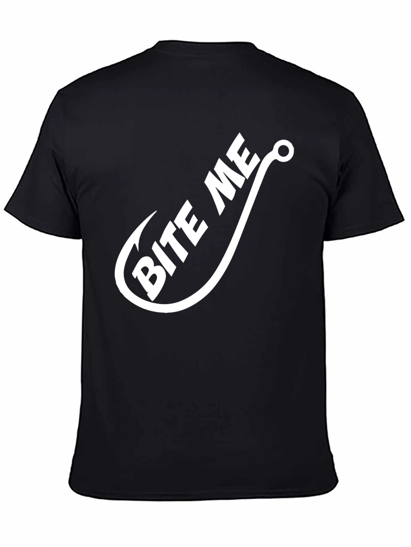 Bite Me T-Shirt - Funny Fishing Hook Tee