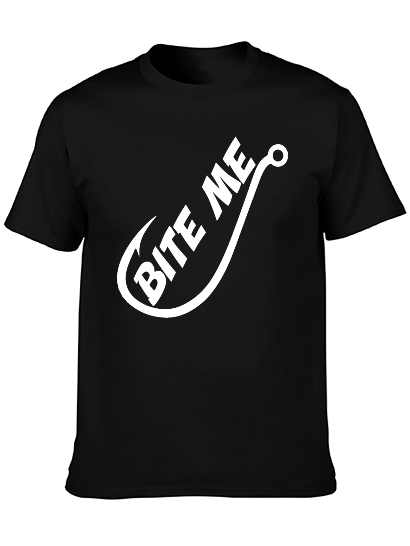 Bite Me T-Shirt - Funny Fishing Hook Tee