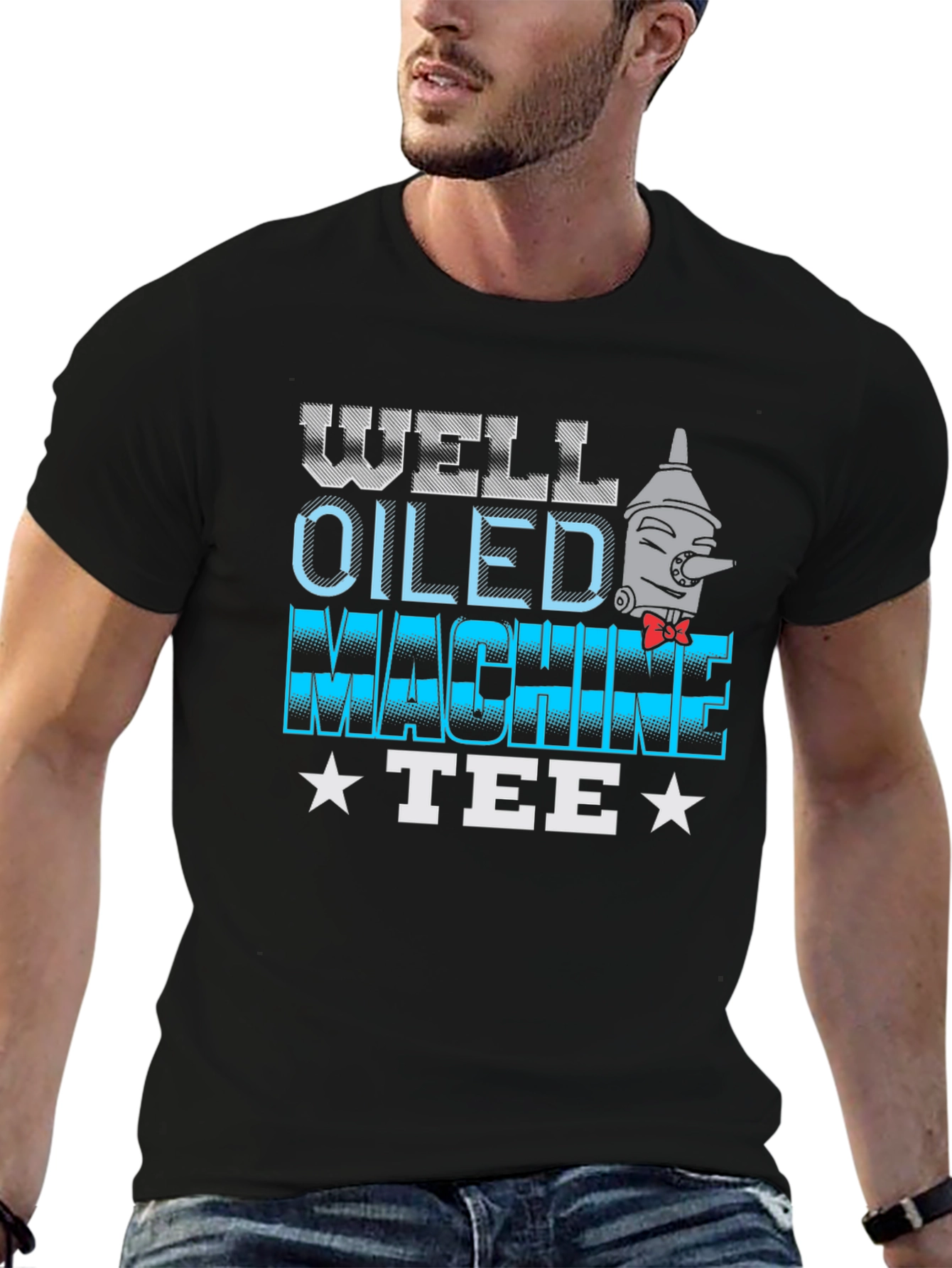 Well Oiled Machine Tee - Funny Graphic T-Shirt