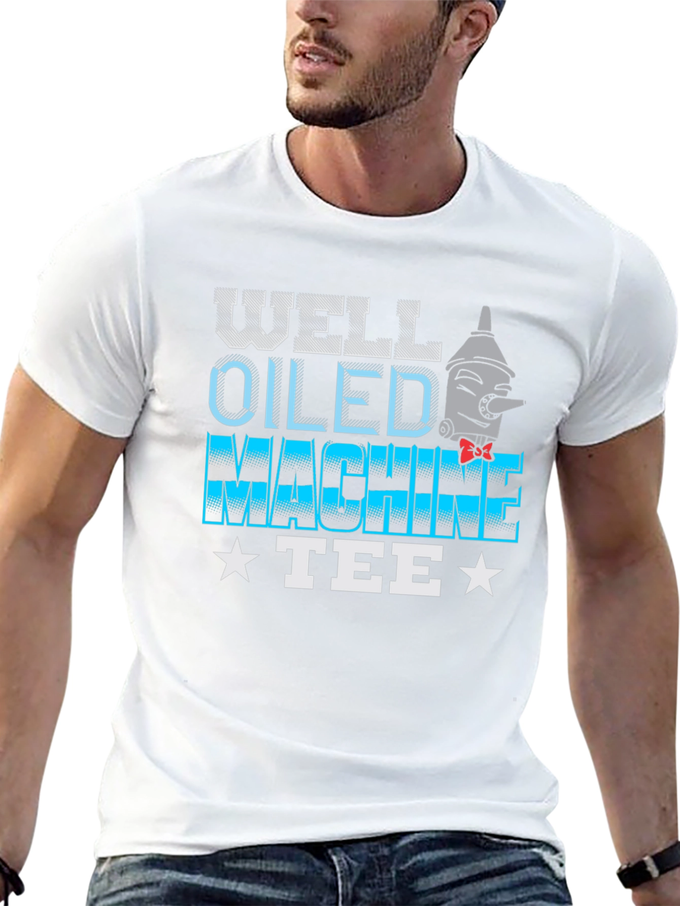 Well Oiled Machine Tee - Funny Graphic T-Shirt