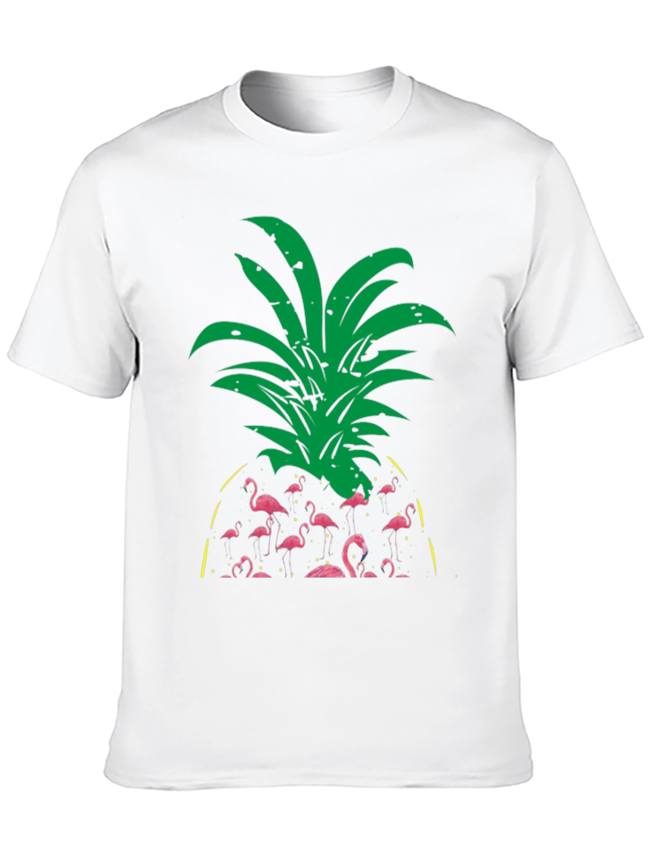 Flamingo Pineapple Graphic T-Shirt