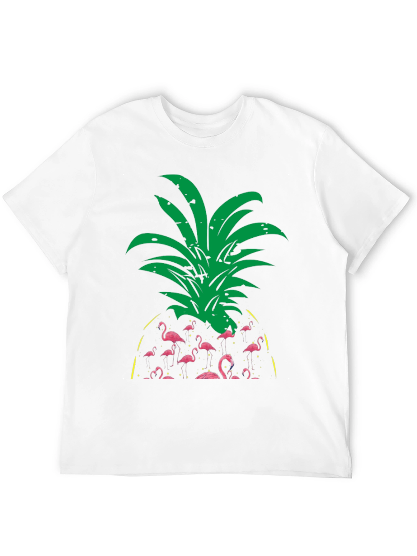 Flamingo Pineapple Graphic T-Shirt