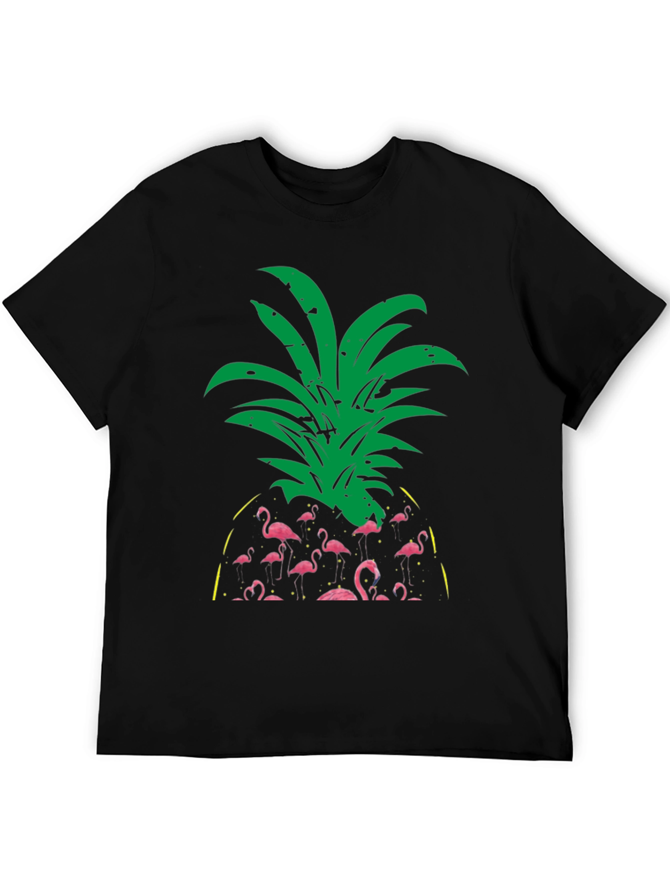 Flamingo Pineapple Graphic T-Shirt