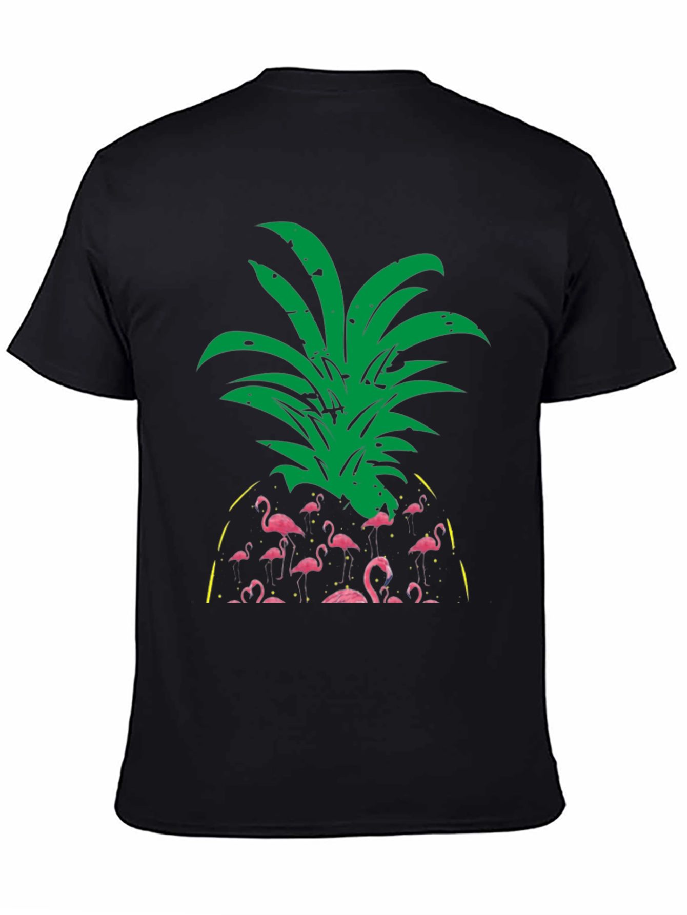 Flamingo Pineapple Graphic T-Shirt